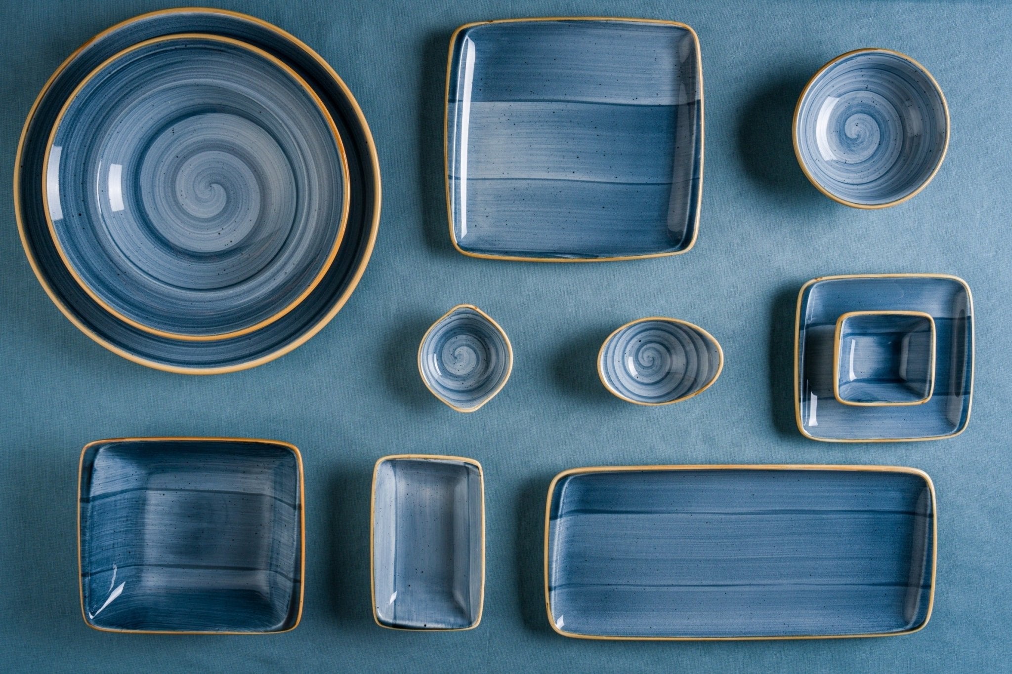 Bonna Dinerbord - Aura Dusk - Porselein - 27 cm - set van 6