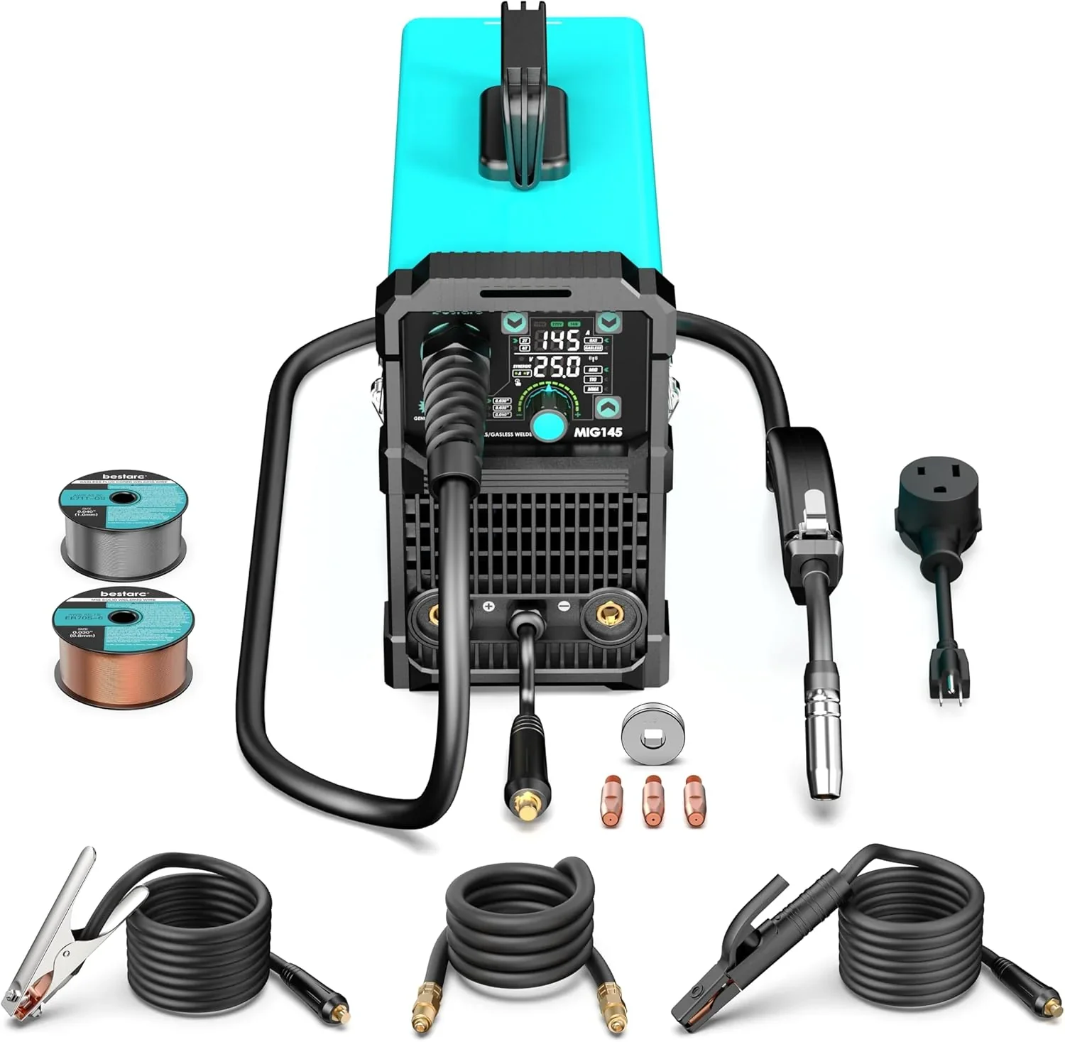bestarc 145A 3-in-1 MIG Welder, 110V/220V - MIG145-9GEN-110/220V, MIG145-1122 - Image 13 bestarc 145A 3-in-1 MIG Welder, 110V/220V - MIG145-9GEN-110/220V, MIG145-1122 - Image 13