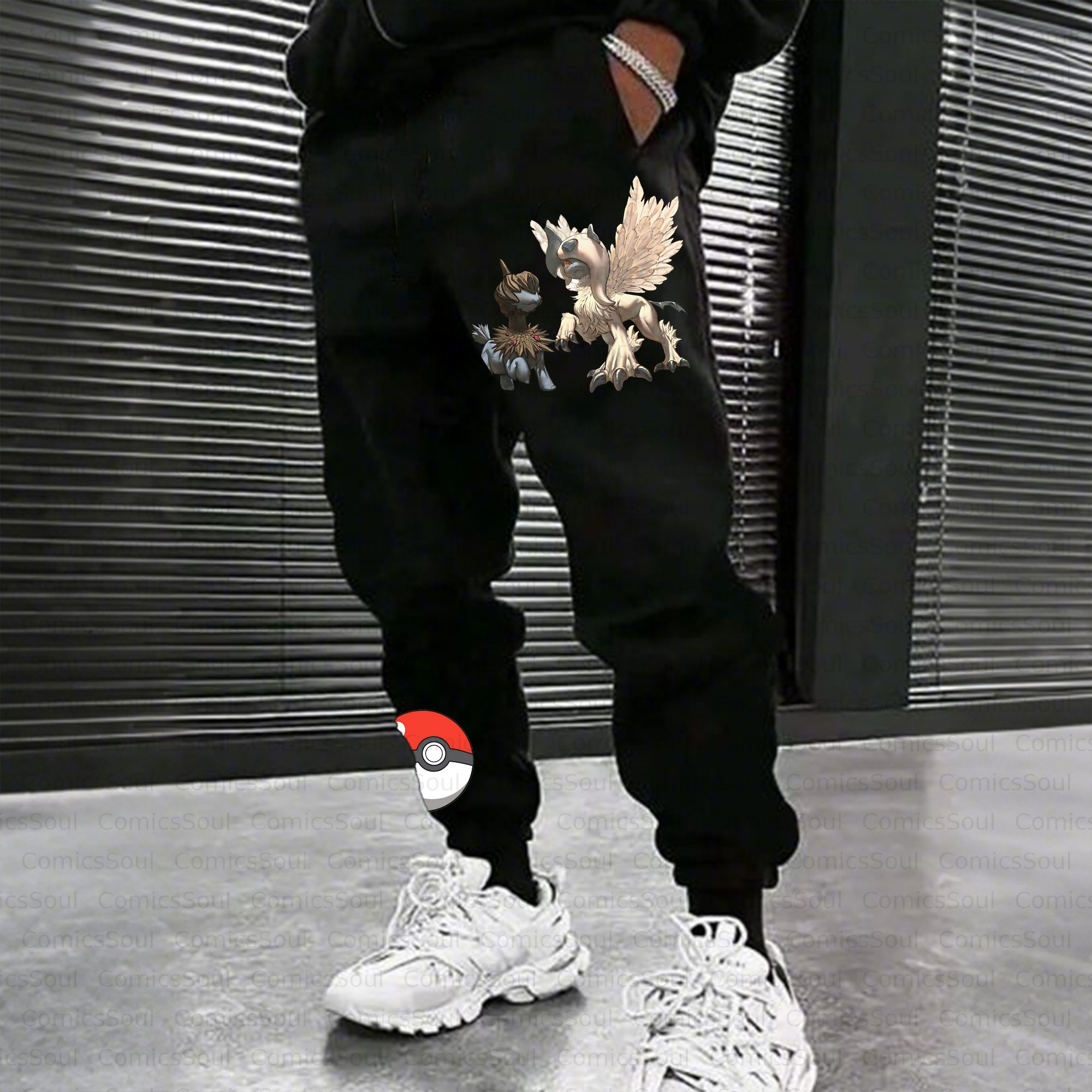 Unisex Casual Anime Streetwear Pant