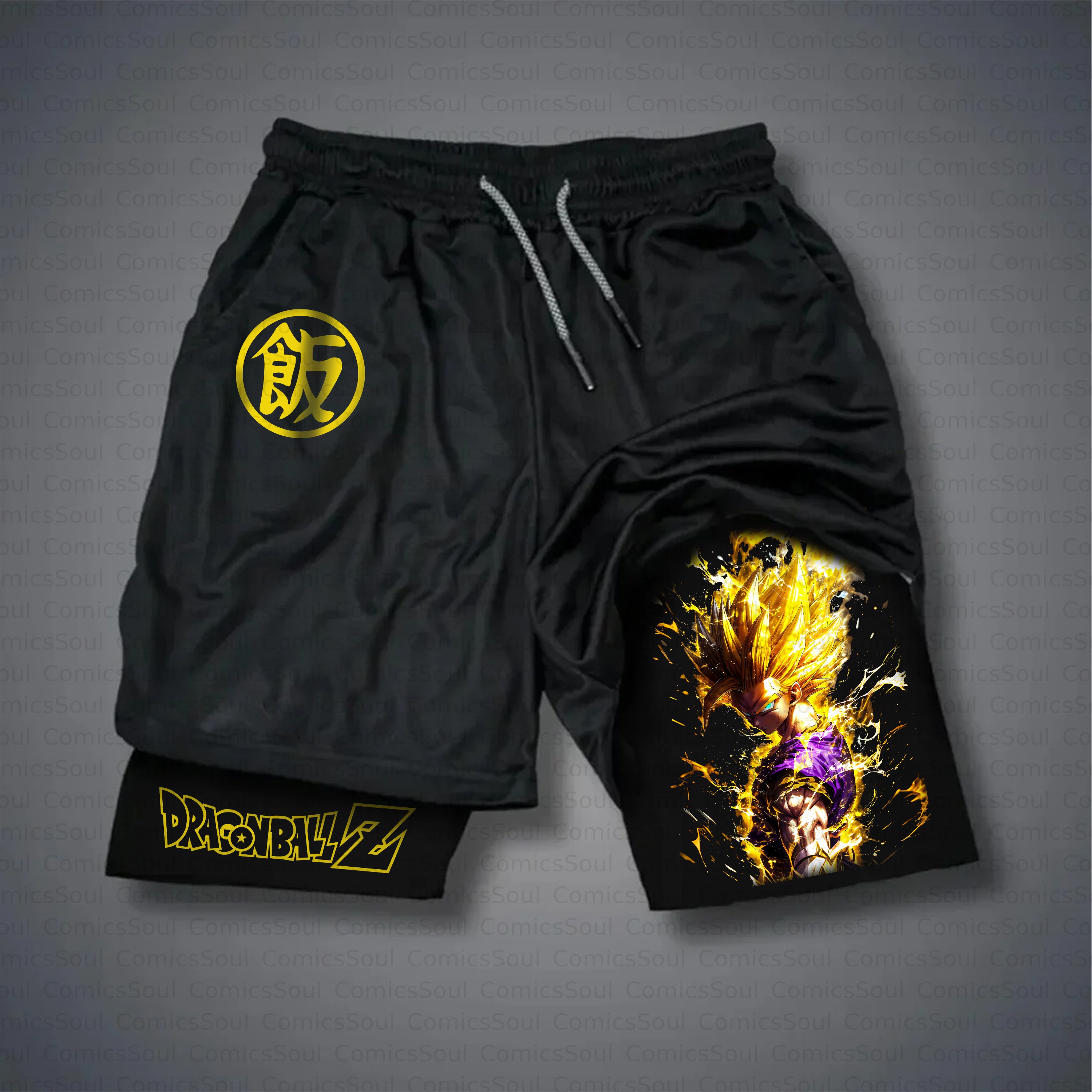 Unisex Casual Anime Style Shorts