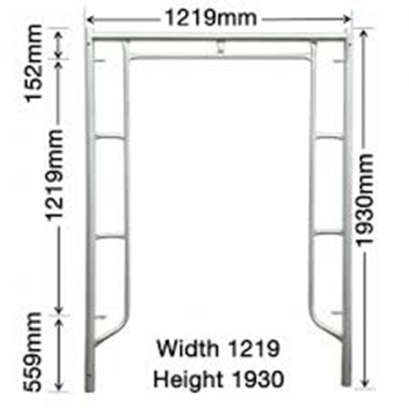 Ponteggio Scaffold Frames Metal Scaffolding Andamios Trabattello
