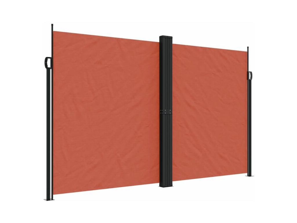 Hogarlujo Toldo lateral retráctil terracota 200x600 cm Naranja