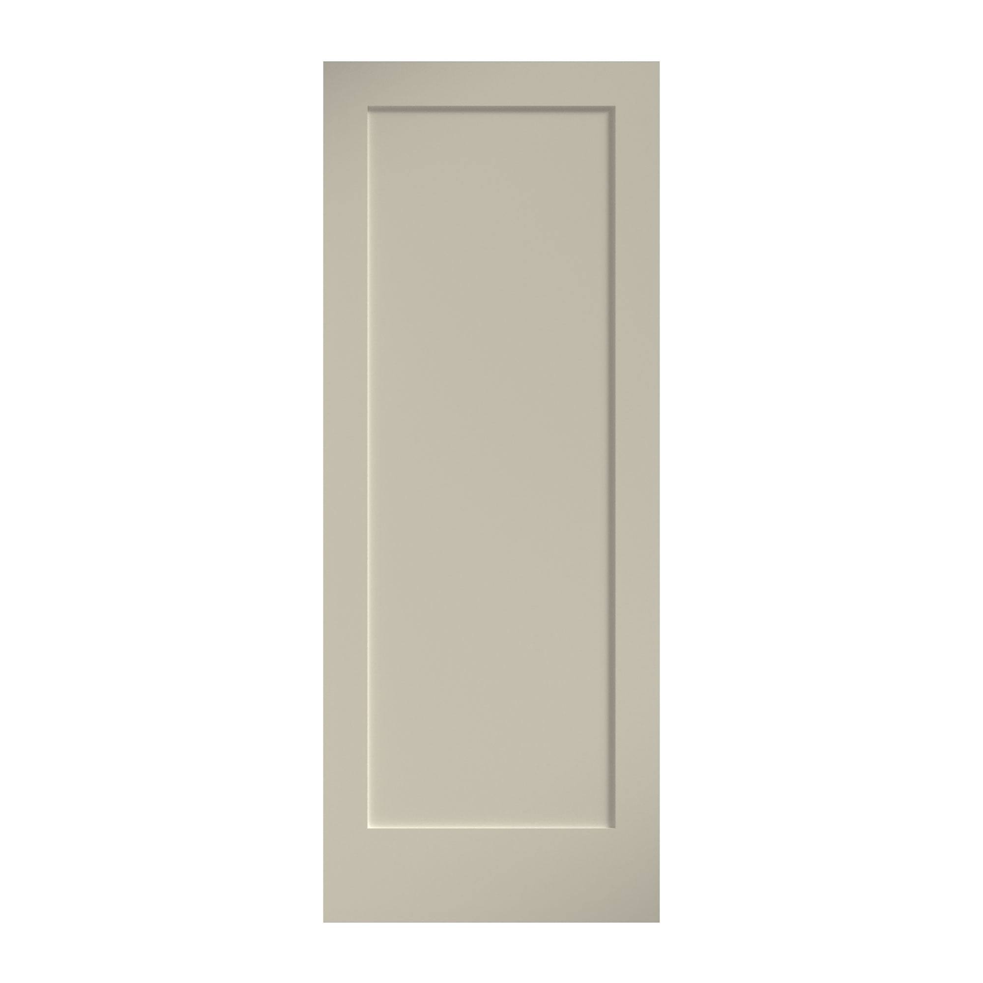 1-Panel Shaker Style Primed Wood Door EightDoors Size: 28" x 80"(28" X 80")