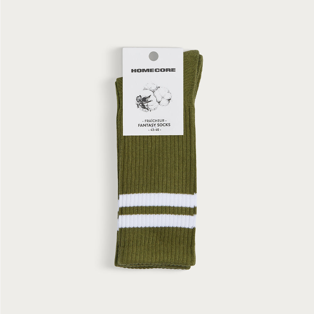 Homecore - Chaussettes de Sport - Army Khaki