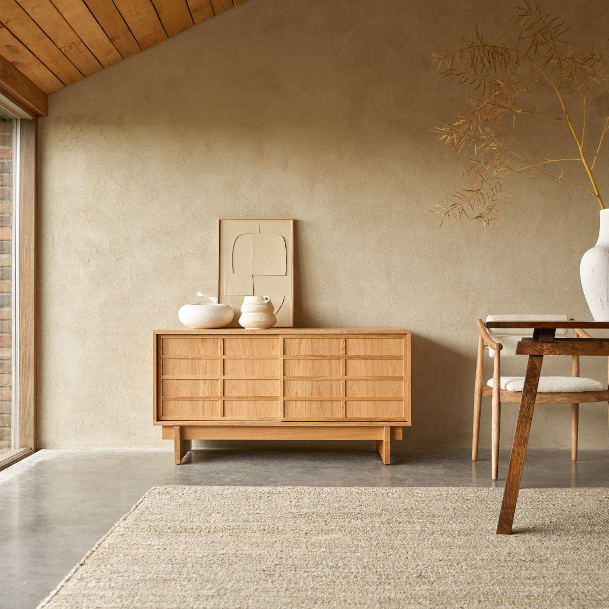 Tikamoon - Eikenhouten dressoir 135 Miu