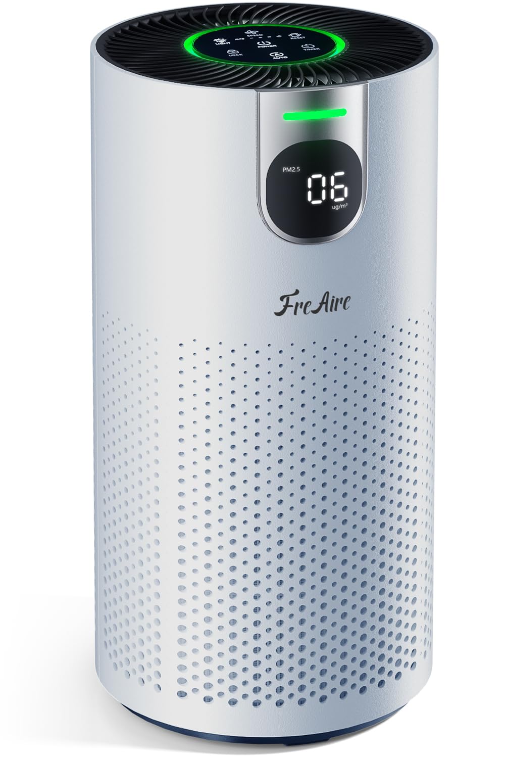 FreAire Air Purifiers for Home Large Room Covers up to 1800Ft², VisionAir 20dB Sleep Mode for Bedroom, with Real-Time AQI & PM2.5 Display,Light White - image 2