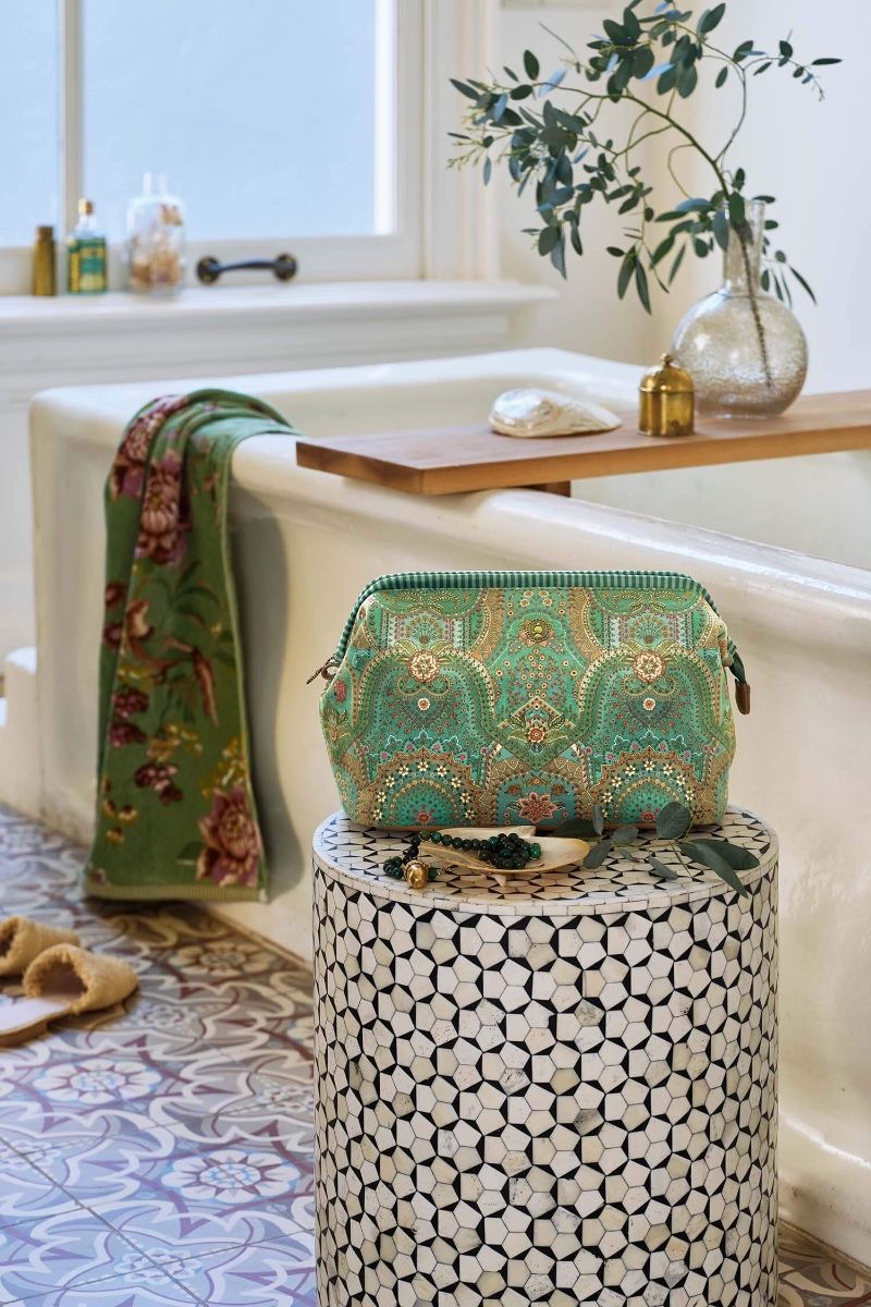 Cosmetic Purse Cooper Medium Jabali Green