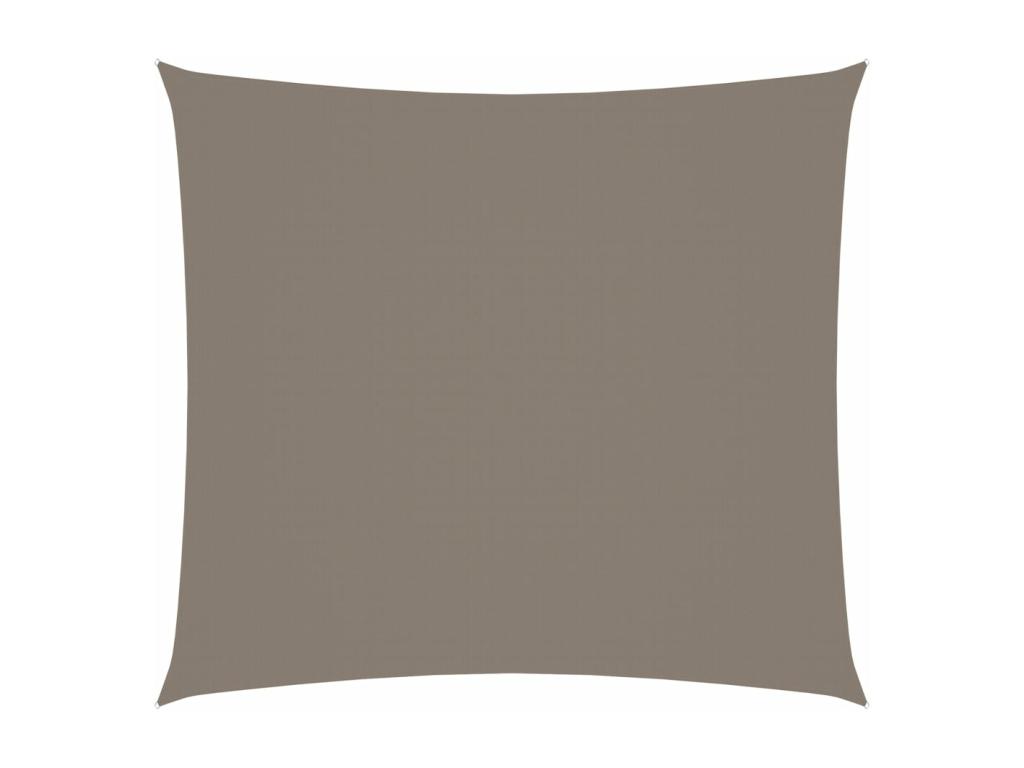 Vela parasol rectangular de tela oxford 2,5x3 m topo