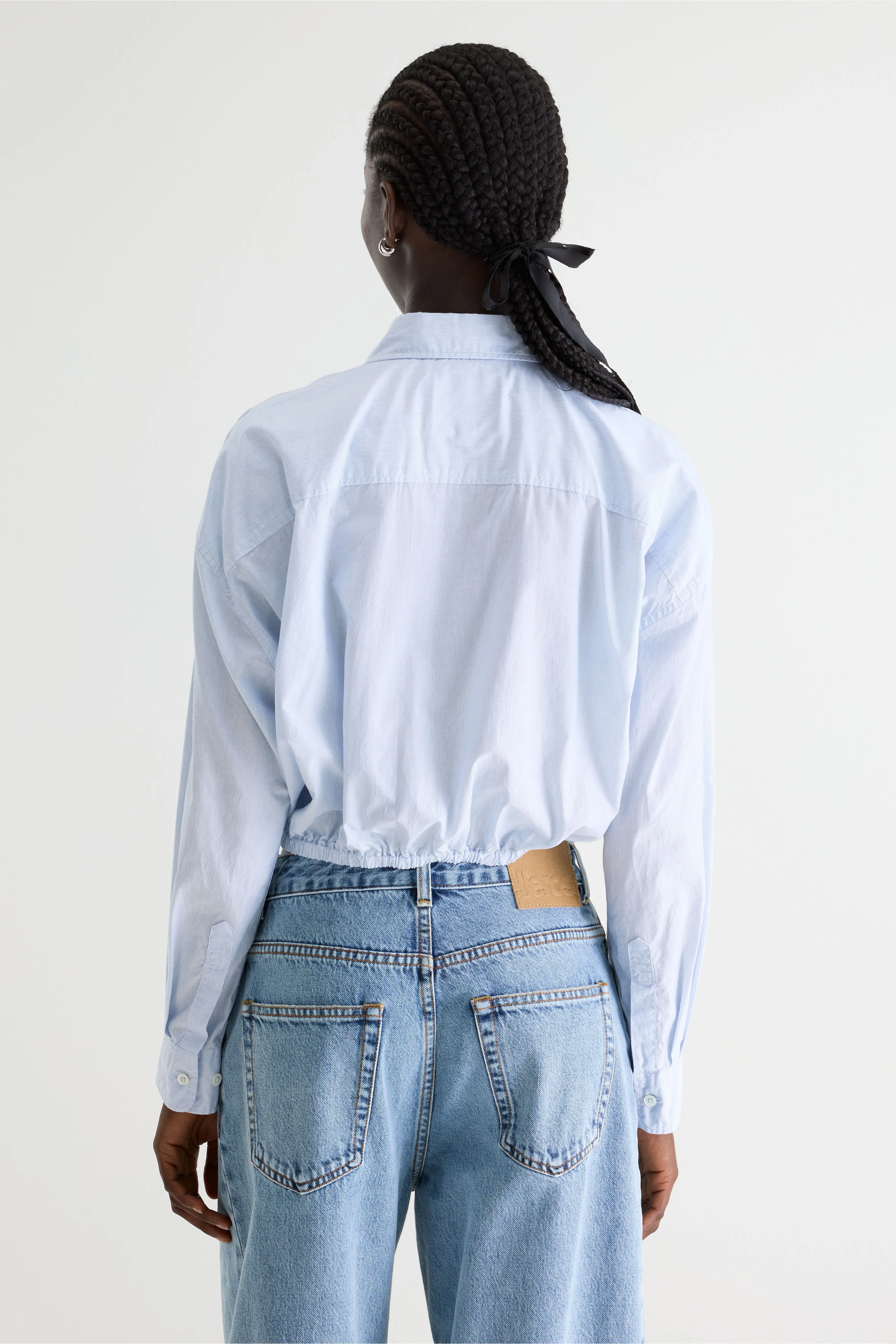 Bellerose Gemma cropped shirt (261 / W / STRIPE G)