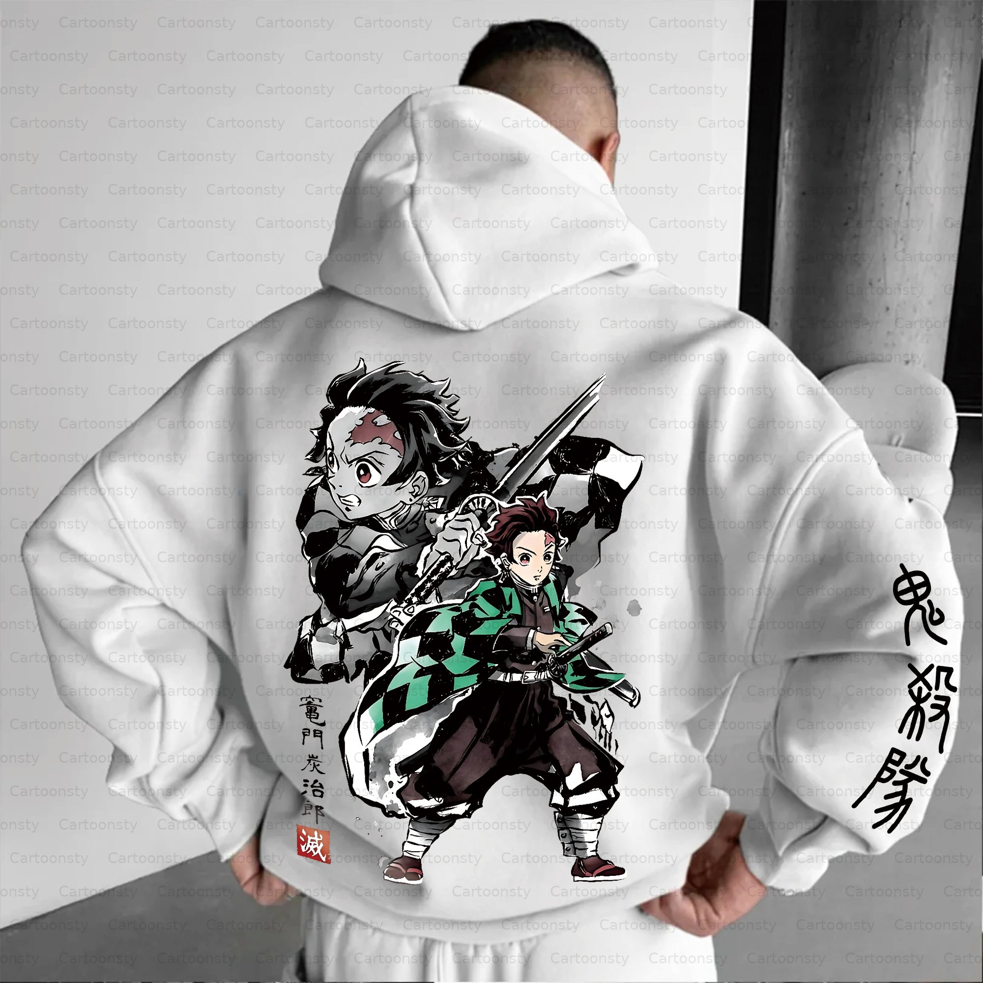 Unisex Anime Graphic Streetwear Vintage Plush Hoodie