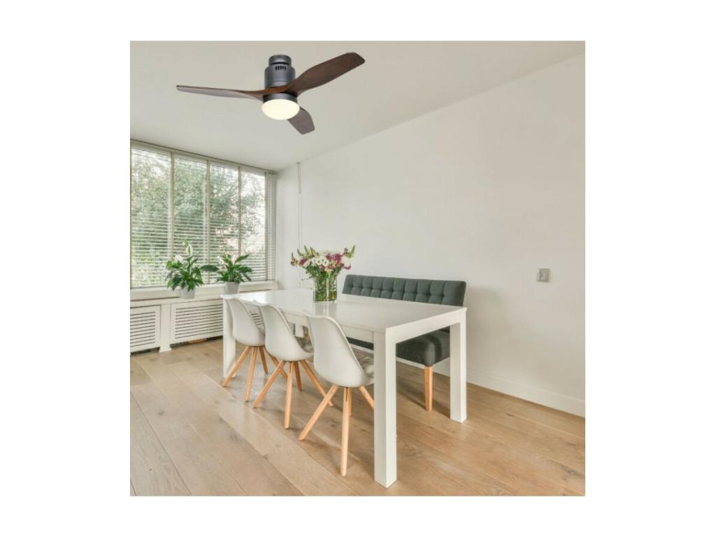 AERODYNAMIX ECO 112, Ventilador Con Luz, Decoromantico