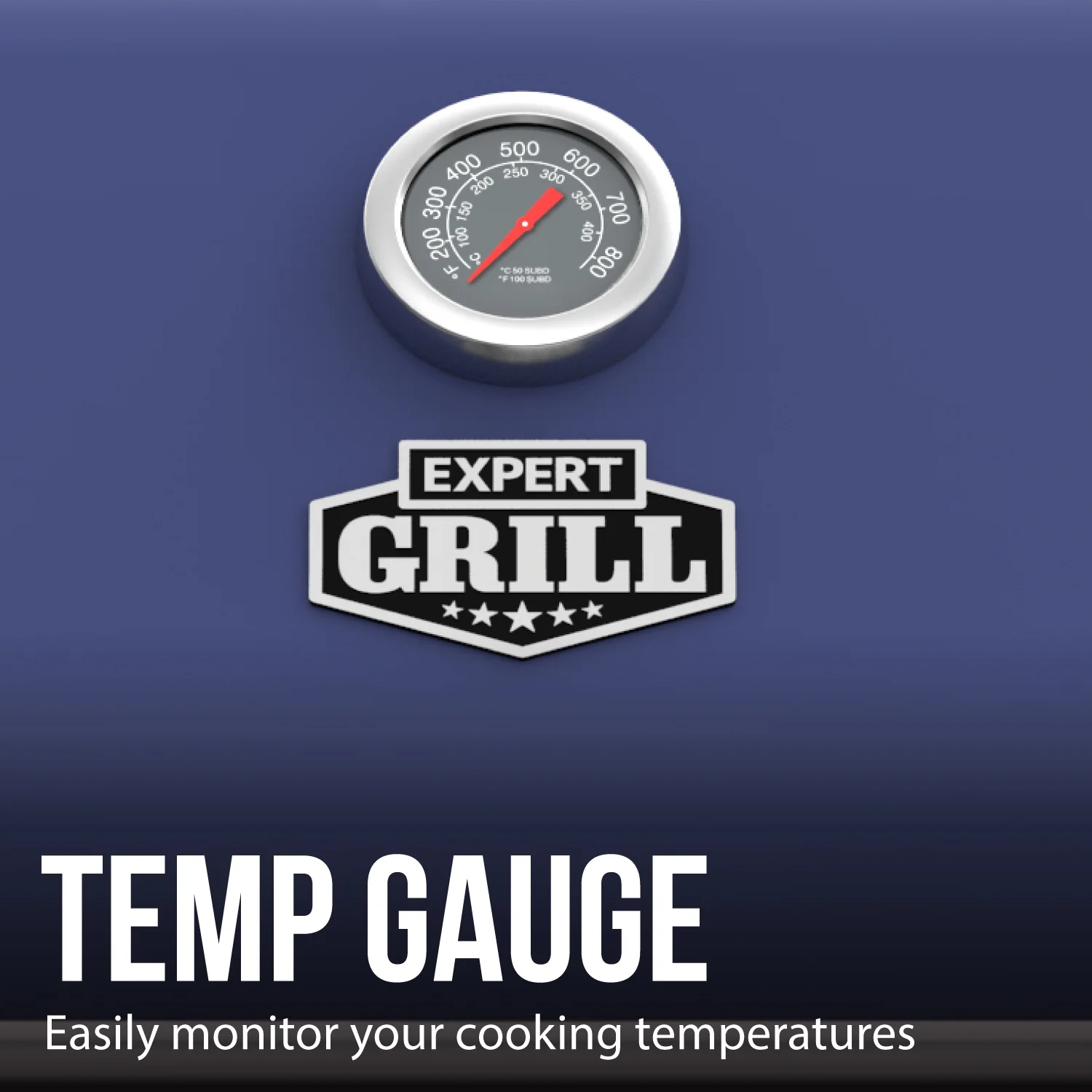 Expert Grill 5 Burner Propane Gas Grill with Side Burner - Image 58