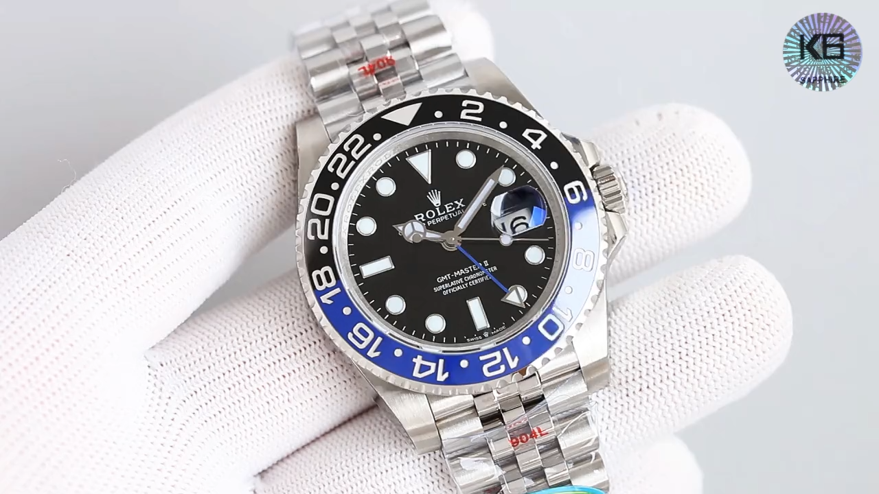 Rolex GMT-Master II 126710BLNR Black Dial Batman Bezel 40MM Mens Replica Watch