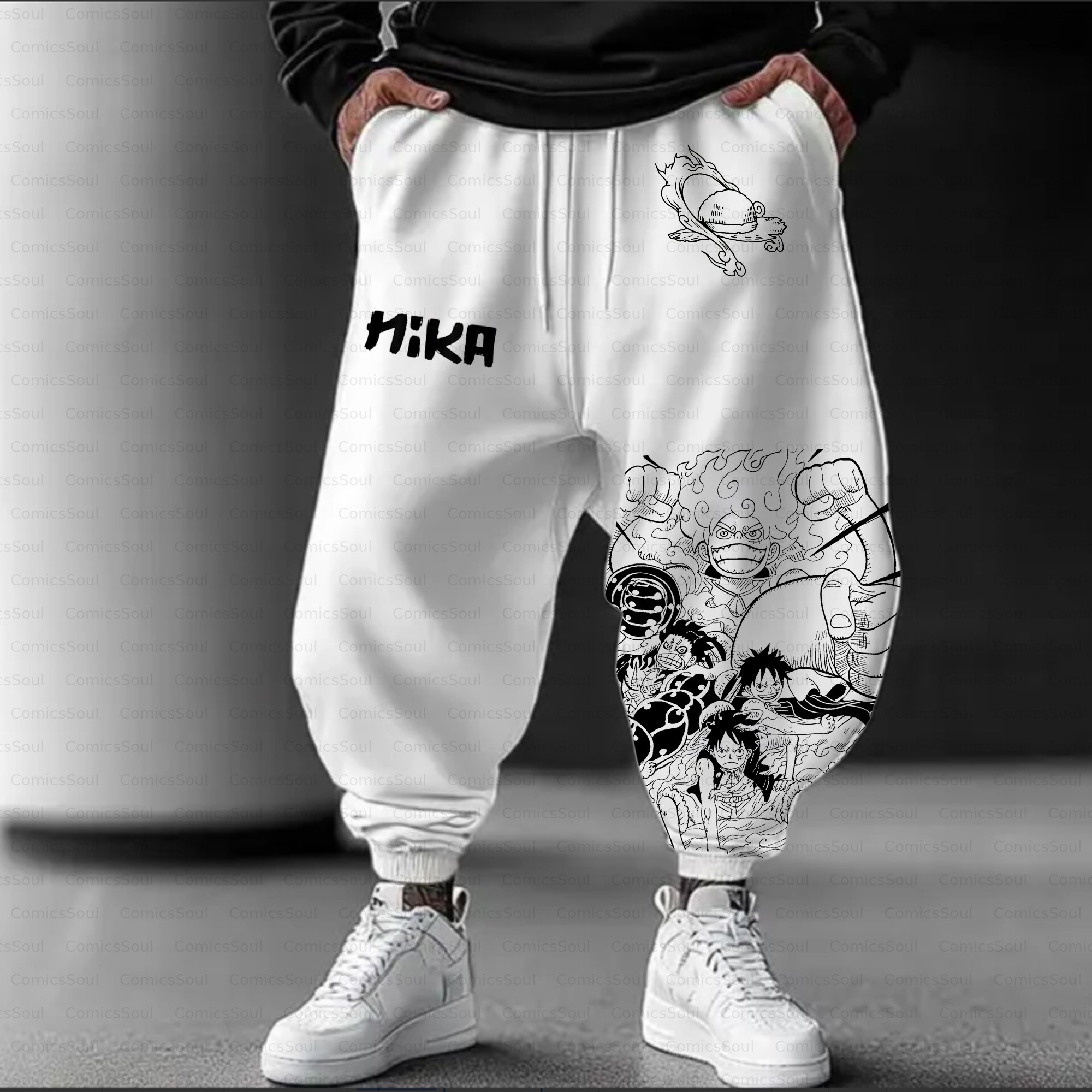 Unisex Casual Anime Streetwear Pant
