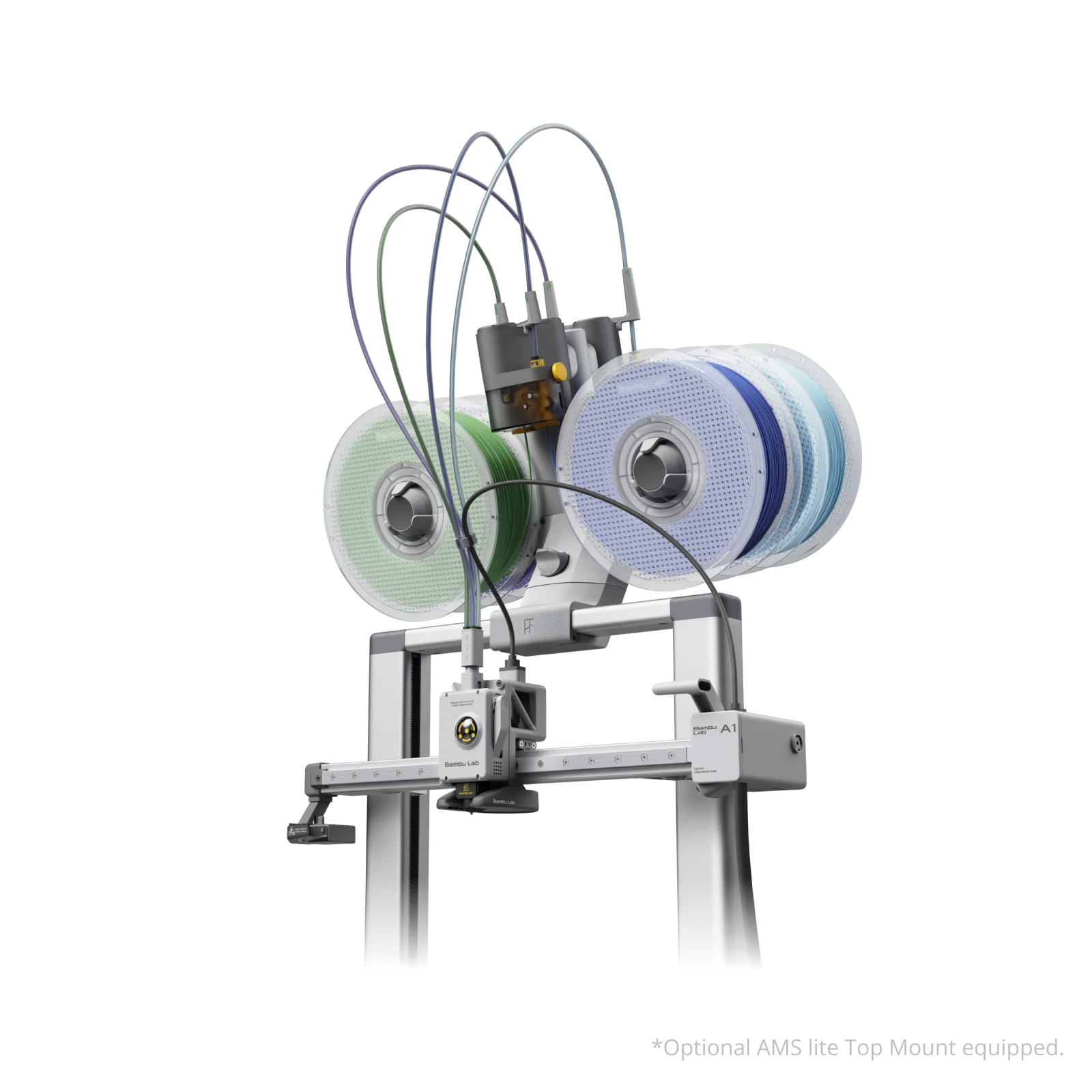 Bambu Lab - A1 Combo 3D Printer - Silver - Image 4