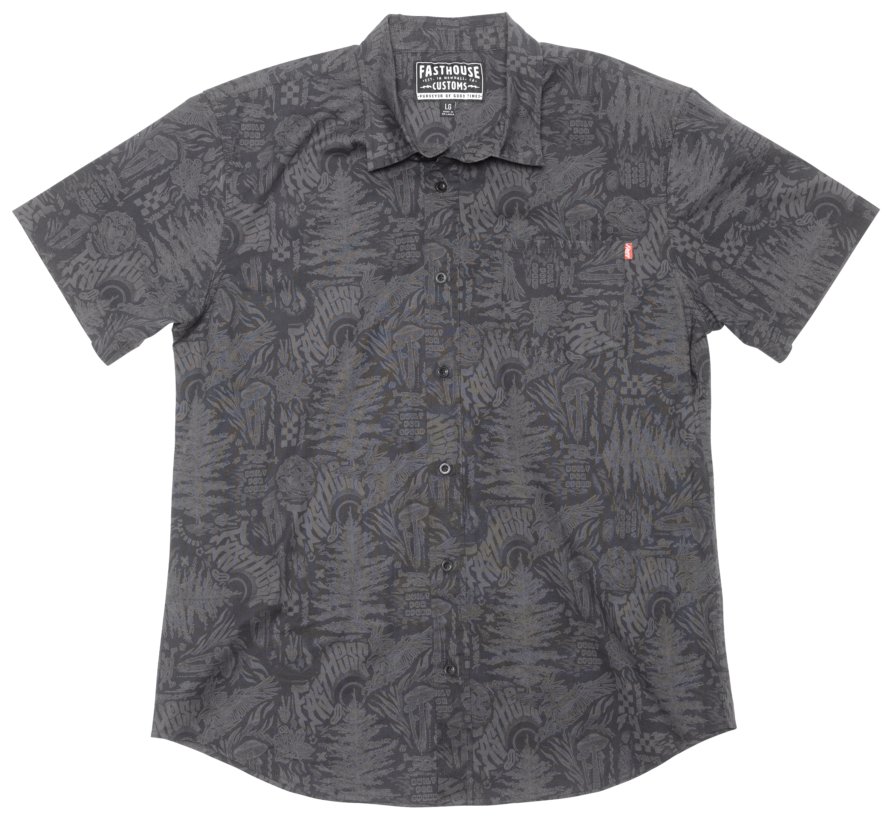 SportsBikeShop Fasthouse Tomahawk Button Down Shirt