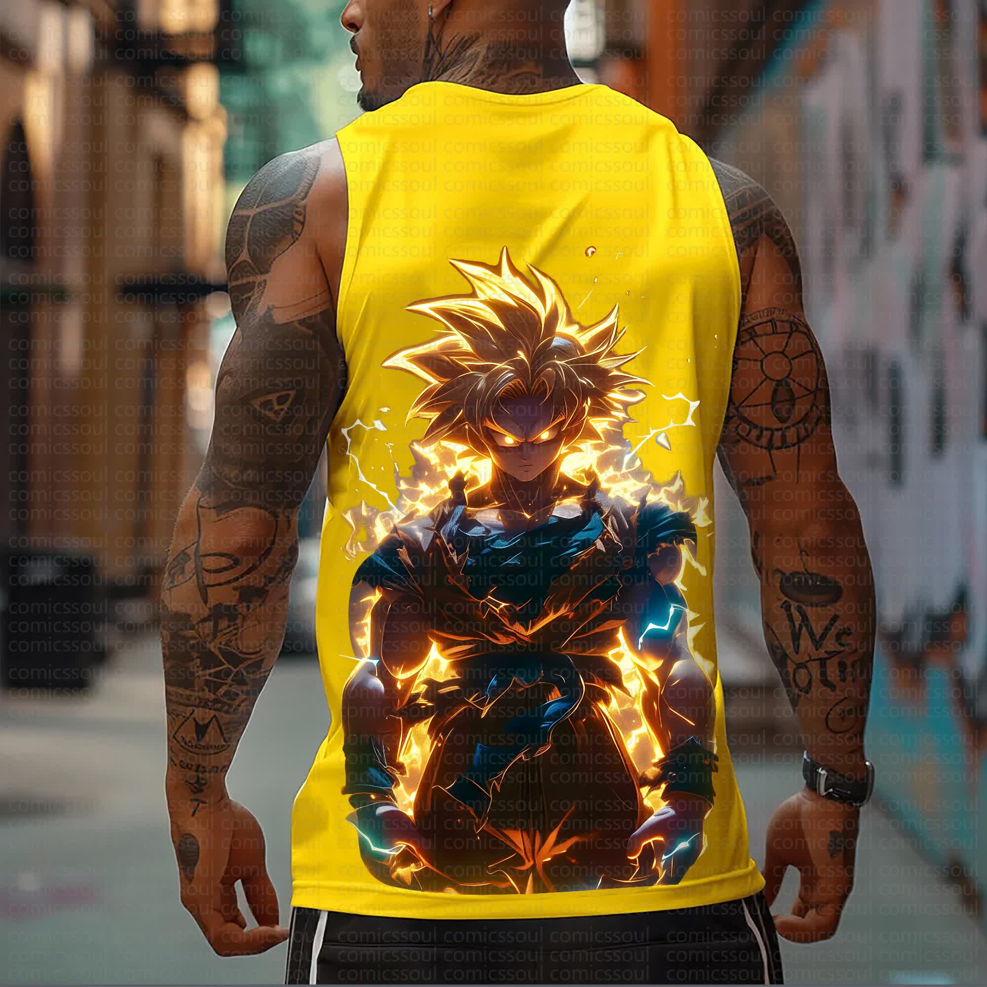 Unisex  “Comicssoul” Casual Anime  Tank Top