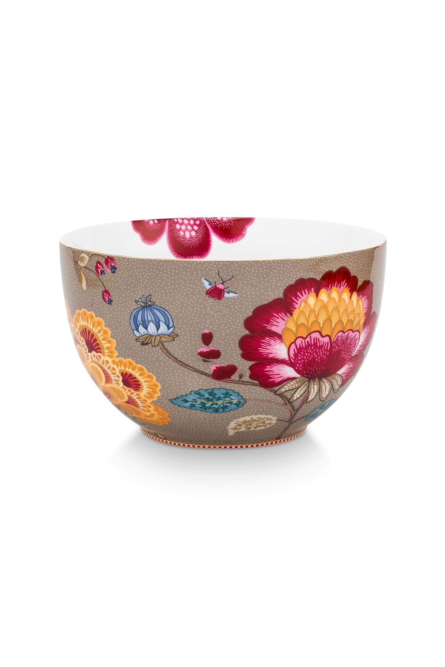 Bowl Blooming Tales Fantasy Khaki 23cm