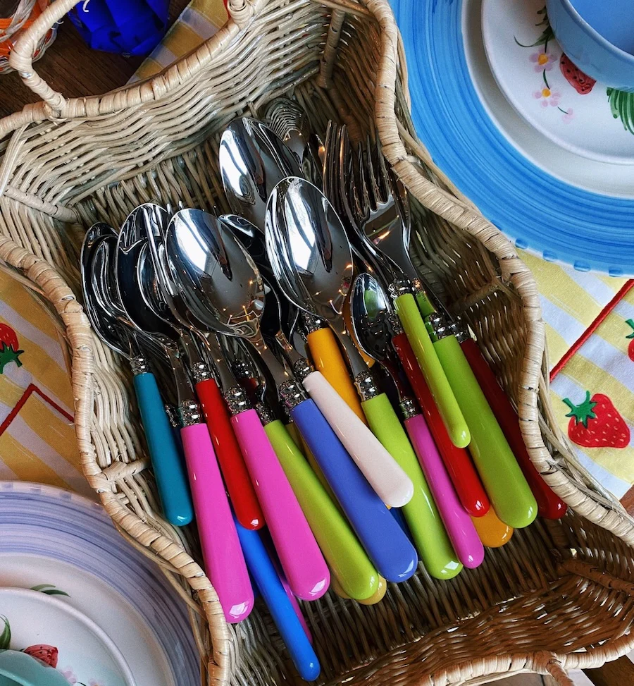 Cutlery Set 12 Pieces - Bright Multicolour