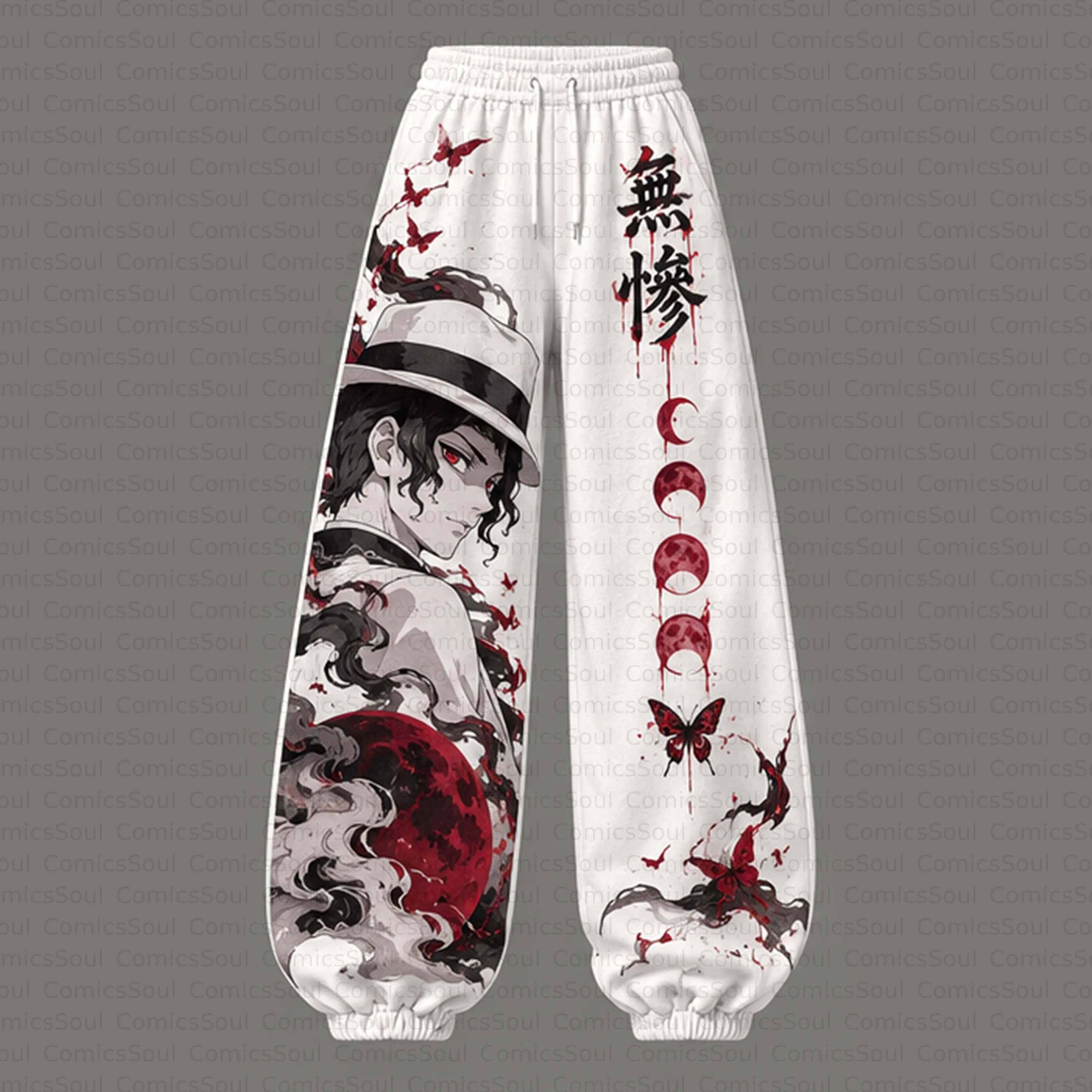 Demon Slayer Cropped Long Sleeve Hoodie & High Waist Jogger Pants Two Piece TeeThreads Sustain the Scene with Custom Apparel