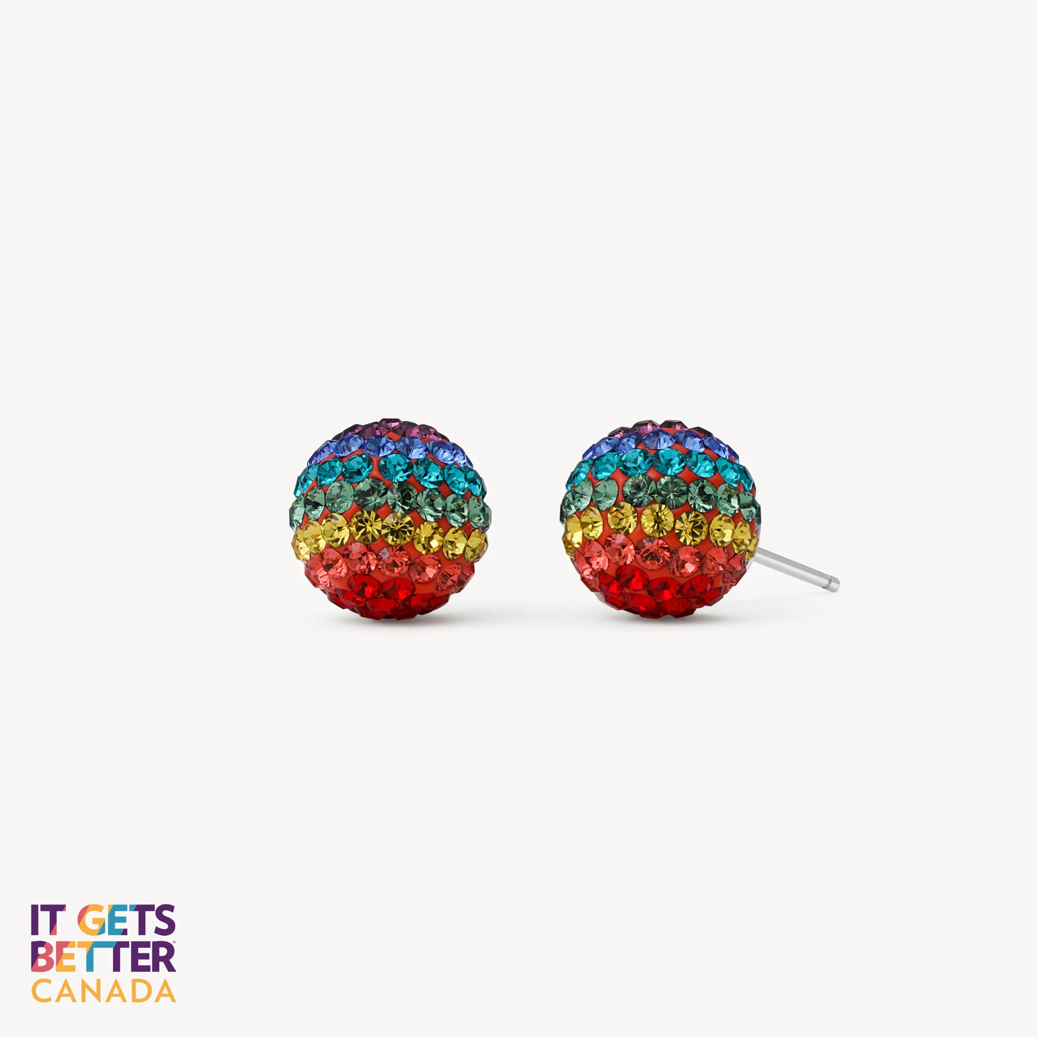 Bold Prism Sparkle Ball™ Stud Earrings
