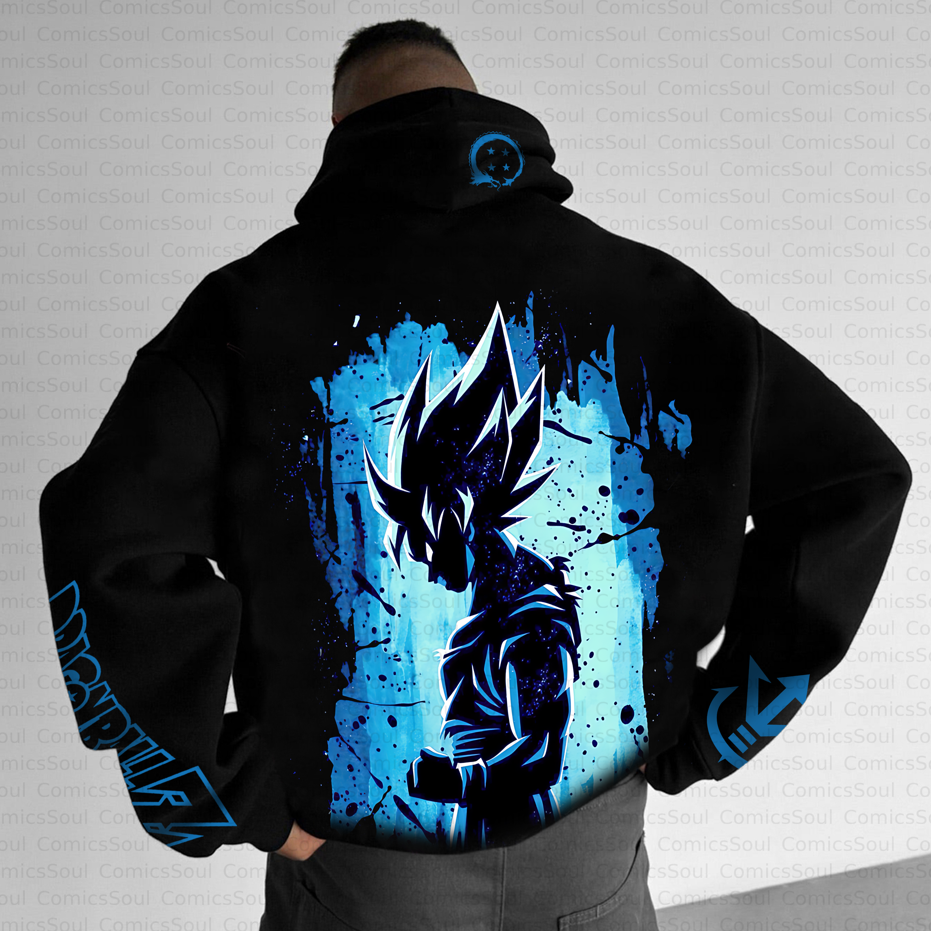 Unisex Anime Inspired Vintage Plush Hoodie