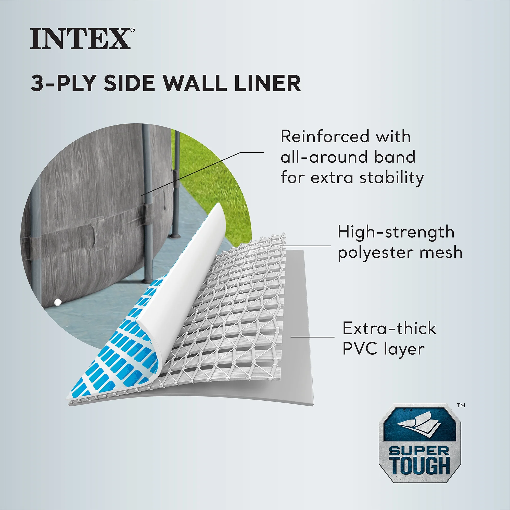 Intex 16Ft X 8Ft X 42In Prism Frame Rectangular Pool Set - Image 17