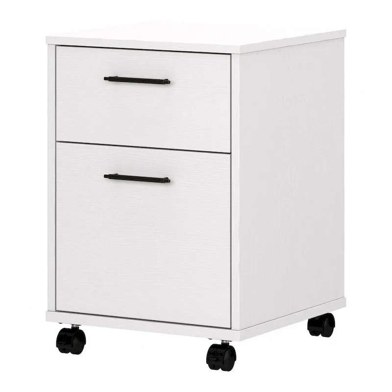 Bush Furniture Key West Mobile File Cabinet with 2 Drawers