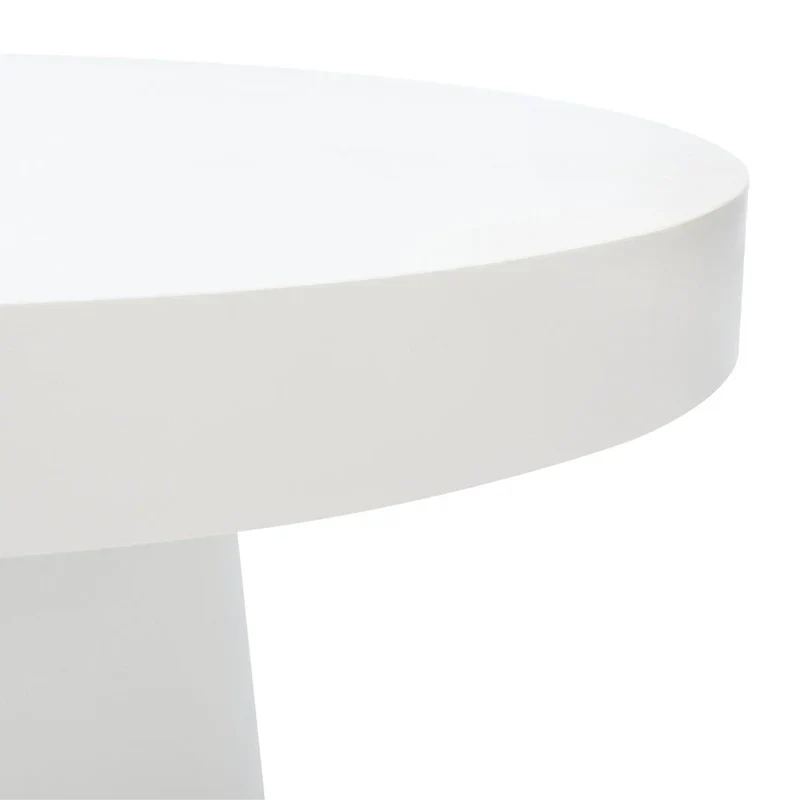 SAFAVIEH Berenice Round Coffee Table - Paper Mache - Dimensions: 31.6" W x 31.6" L x 17.8" H