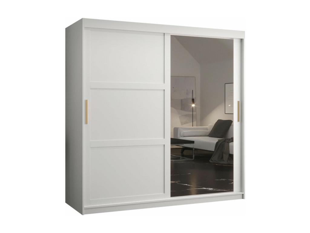 Armario Hominor G116 - Blanco - 200x180x62cm - Puertas de armario Correderas