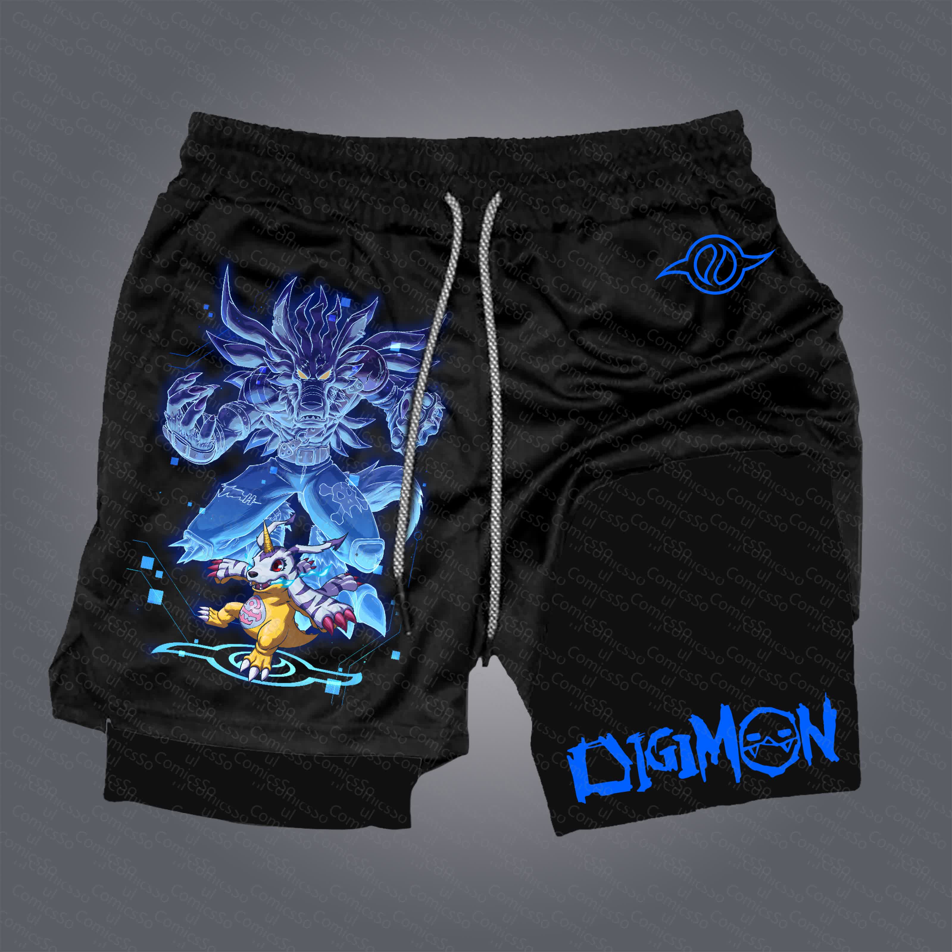 Unisex  “Comicssoul” Casual Anime Streetwear Shorts