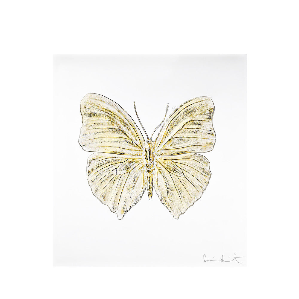 ETERNAL LOVE DAMIEN HIRST & LALIQUE 2015 - CRISTAL INCOLORE, TAMPONNÉ OR