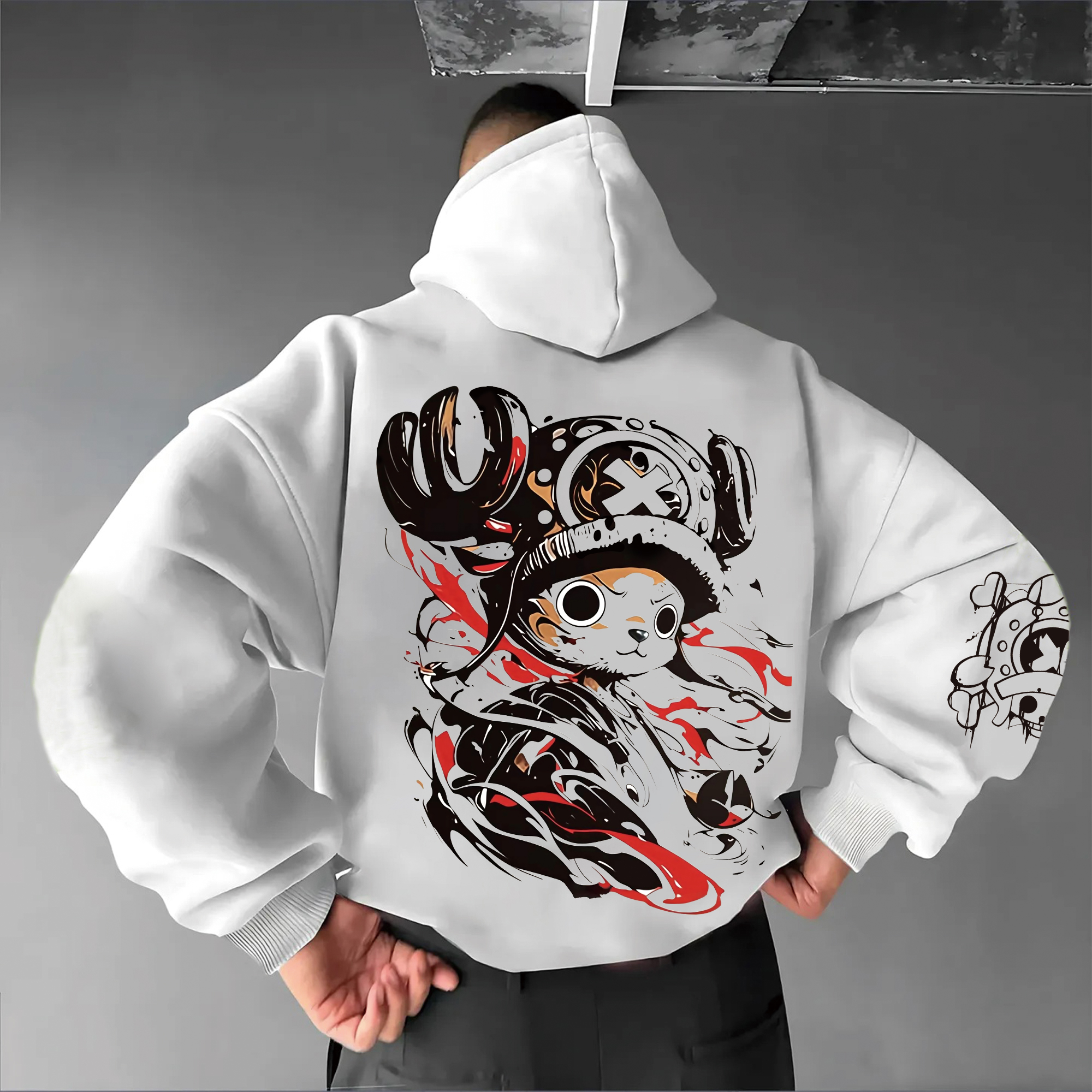 Unisex Anime Graphic Streetwear Vintage Plush Hoodie