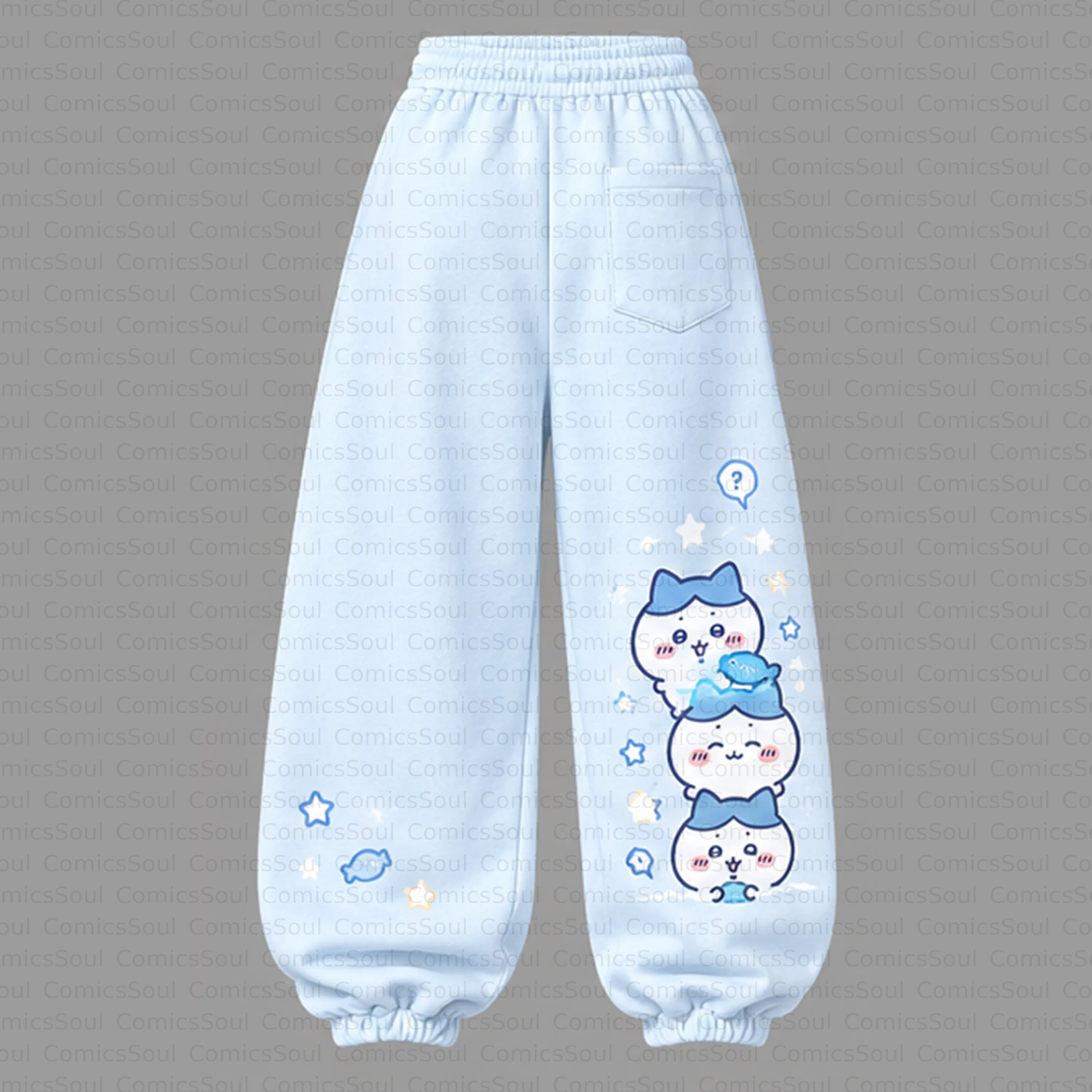 CHIIKAWA Cropped Long Sleeve Hoodie & High Waist Jogger Pants Two Piece TeeThreads Sustain the Scene with Custom Apparel
