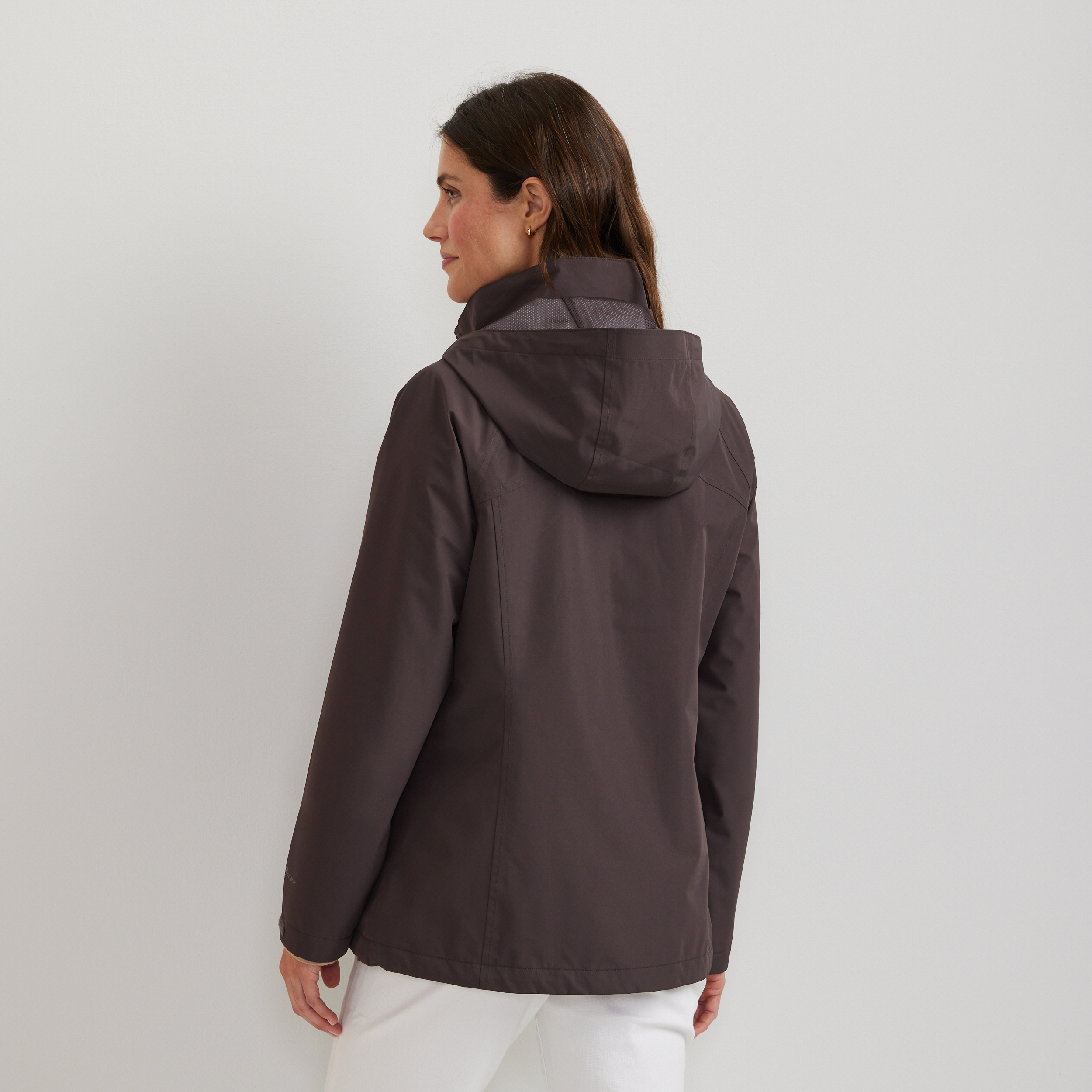 Women's Rainfoil® Waterproof Packable Hooded Rain Jacket - Eddie Bauer Outlet