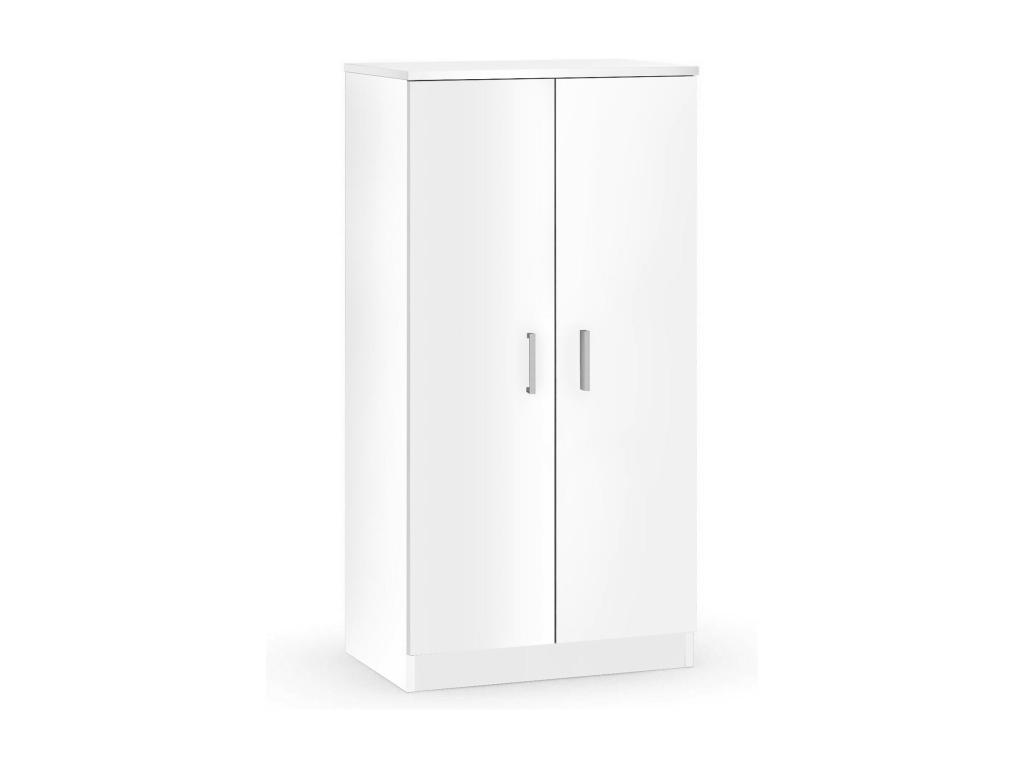 Zapatero Nestleare - Zapatero que ahorra espacio - Zapatero de entrada - Armario multiusos con 5 estantes - 55x36h108 cm - Blanco