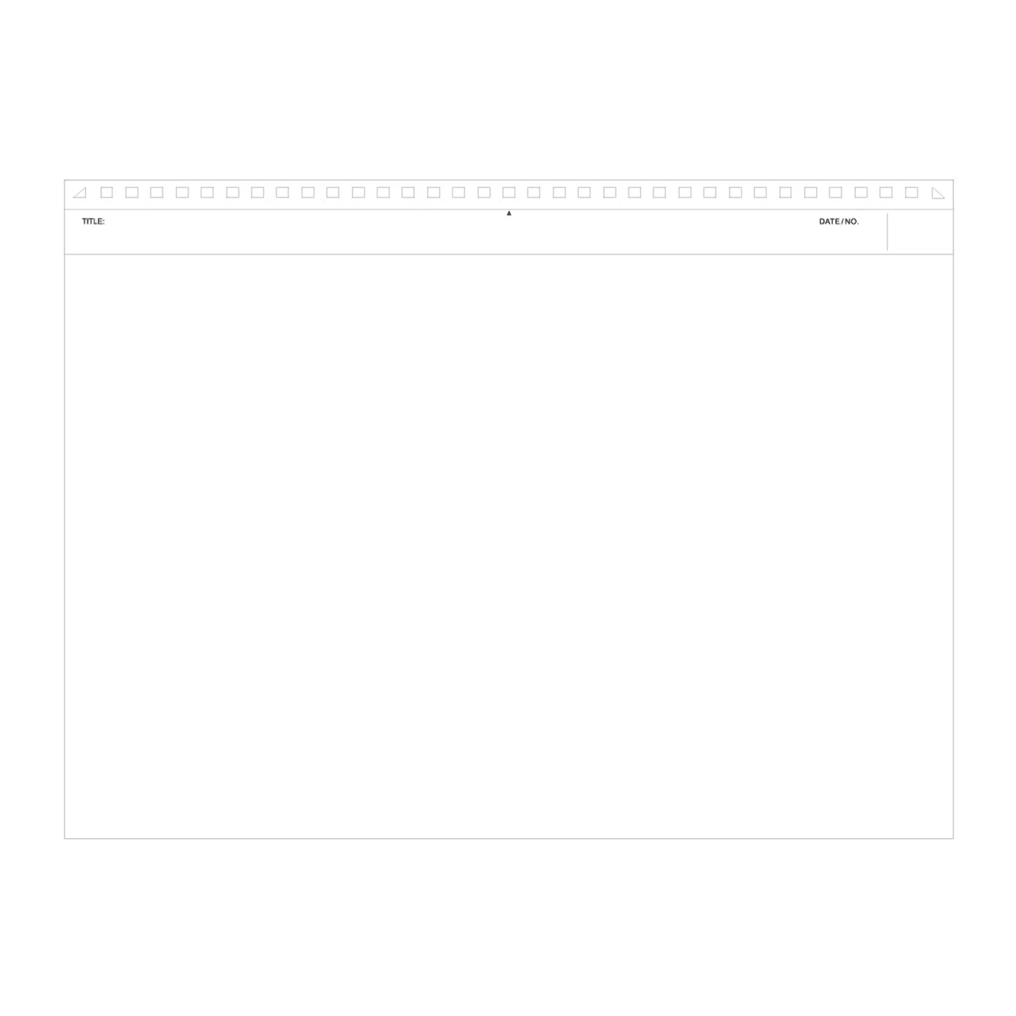 Mnemosyne A4 Wiro Notebook Blank