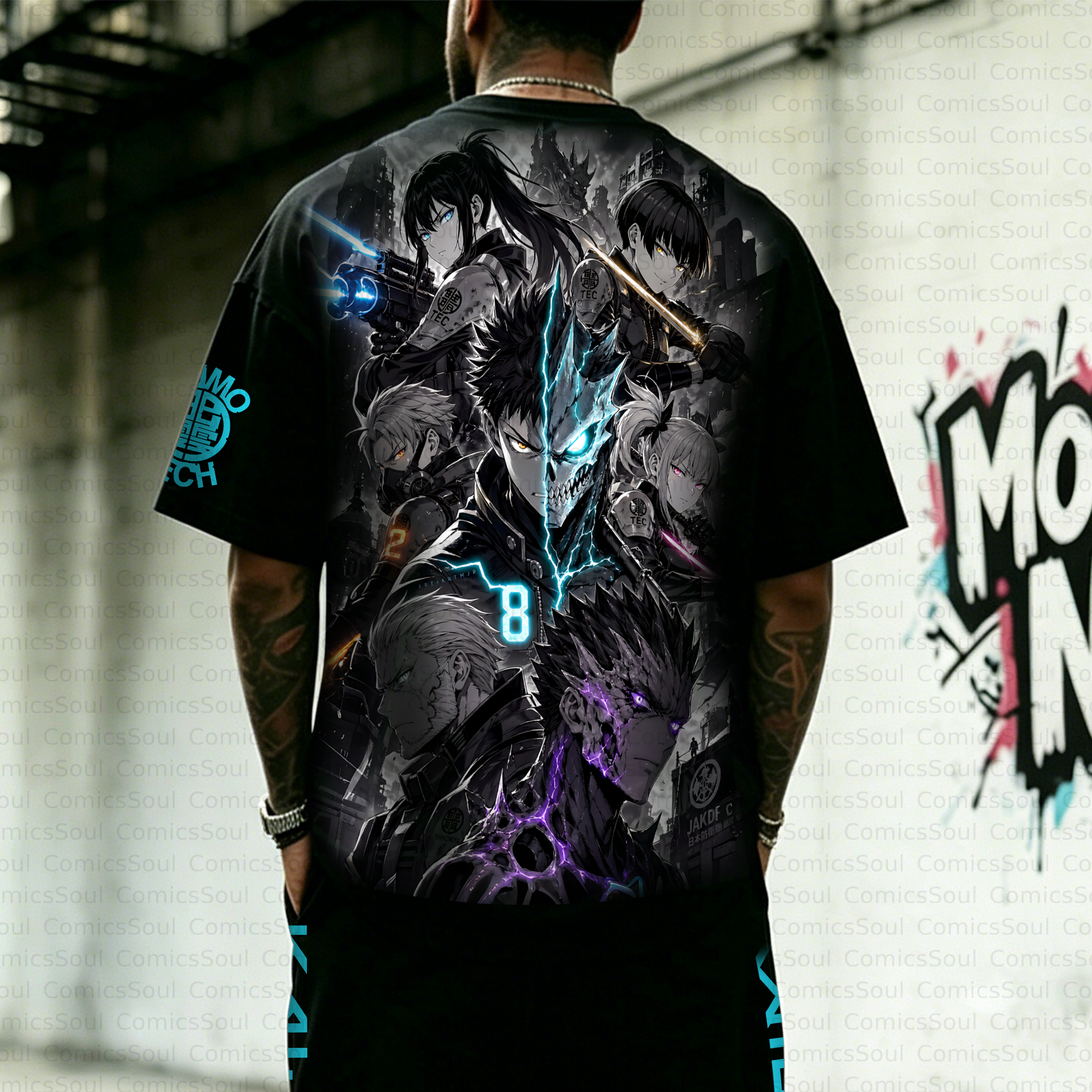 Unisex Anime Inspired Vintage T-Shirt