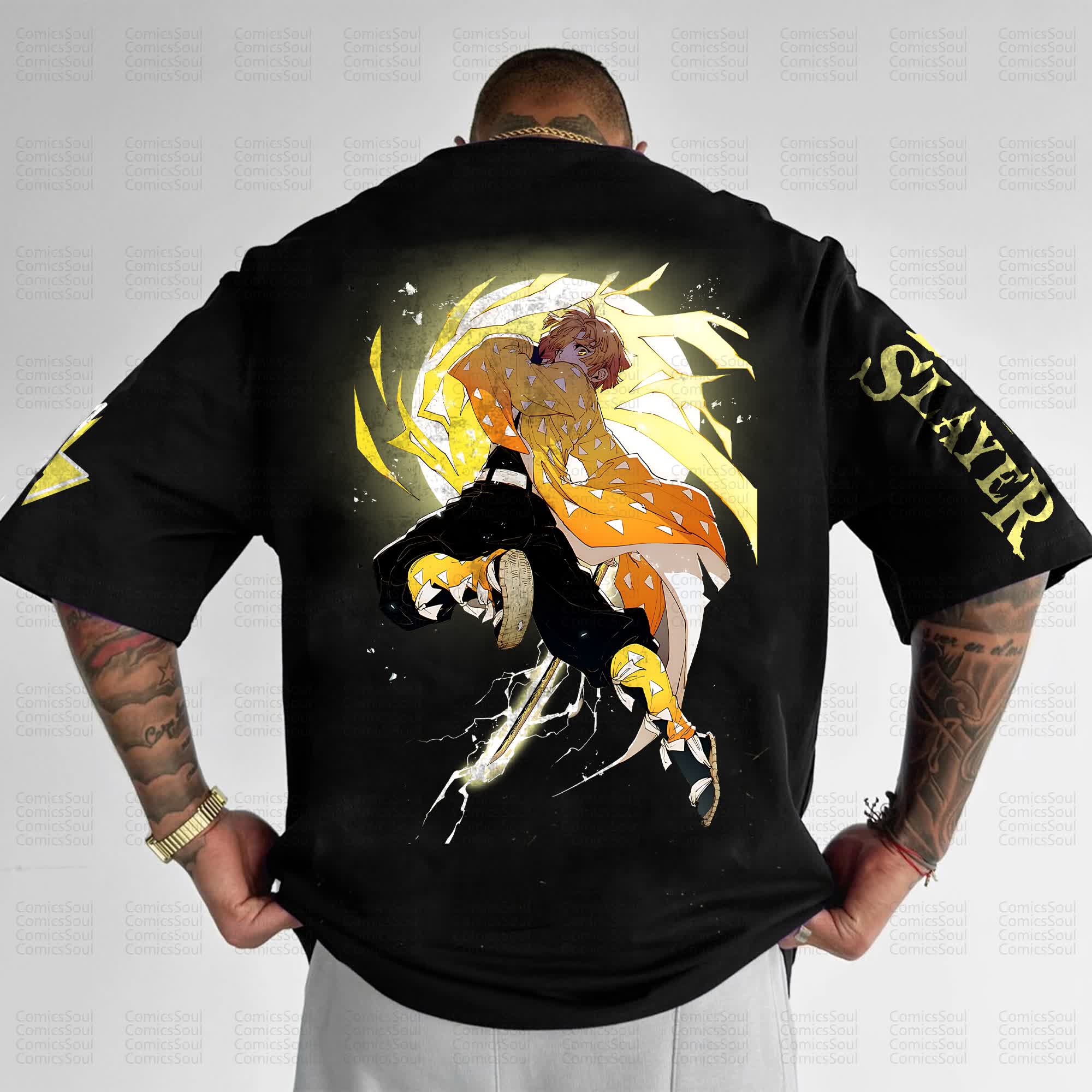 Unisex Anime Inspired Vintage T-Shirt丨Comicssoul