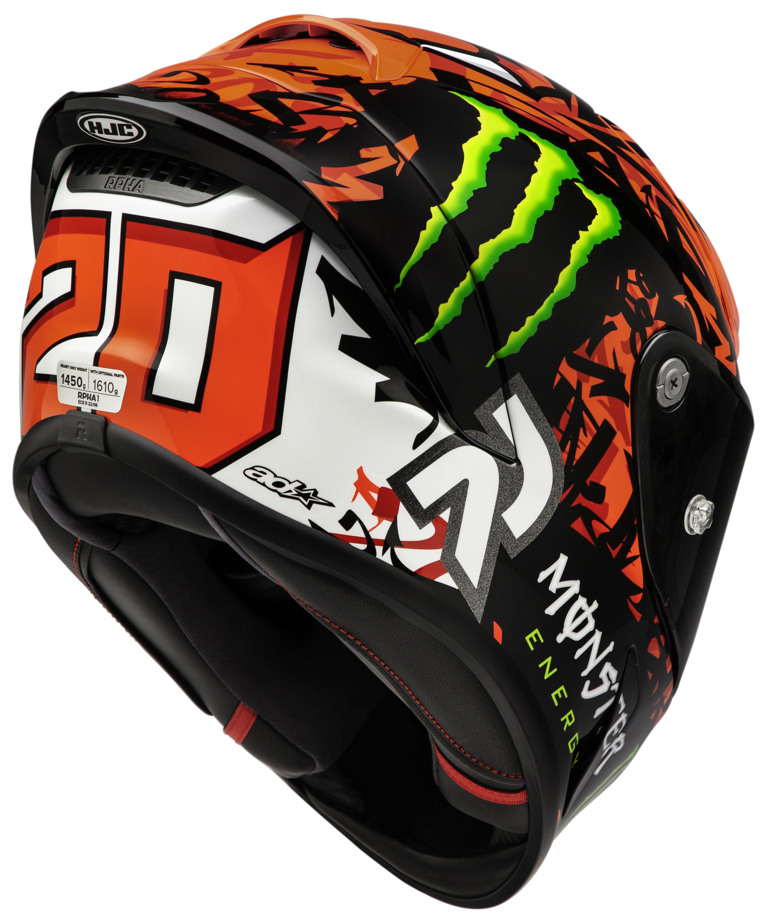 SportsBikeShop HJC RPHA 1N Quartararo 2024 Helmet