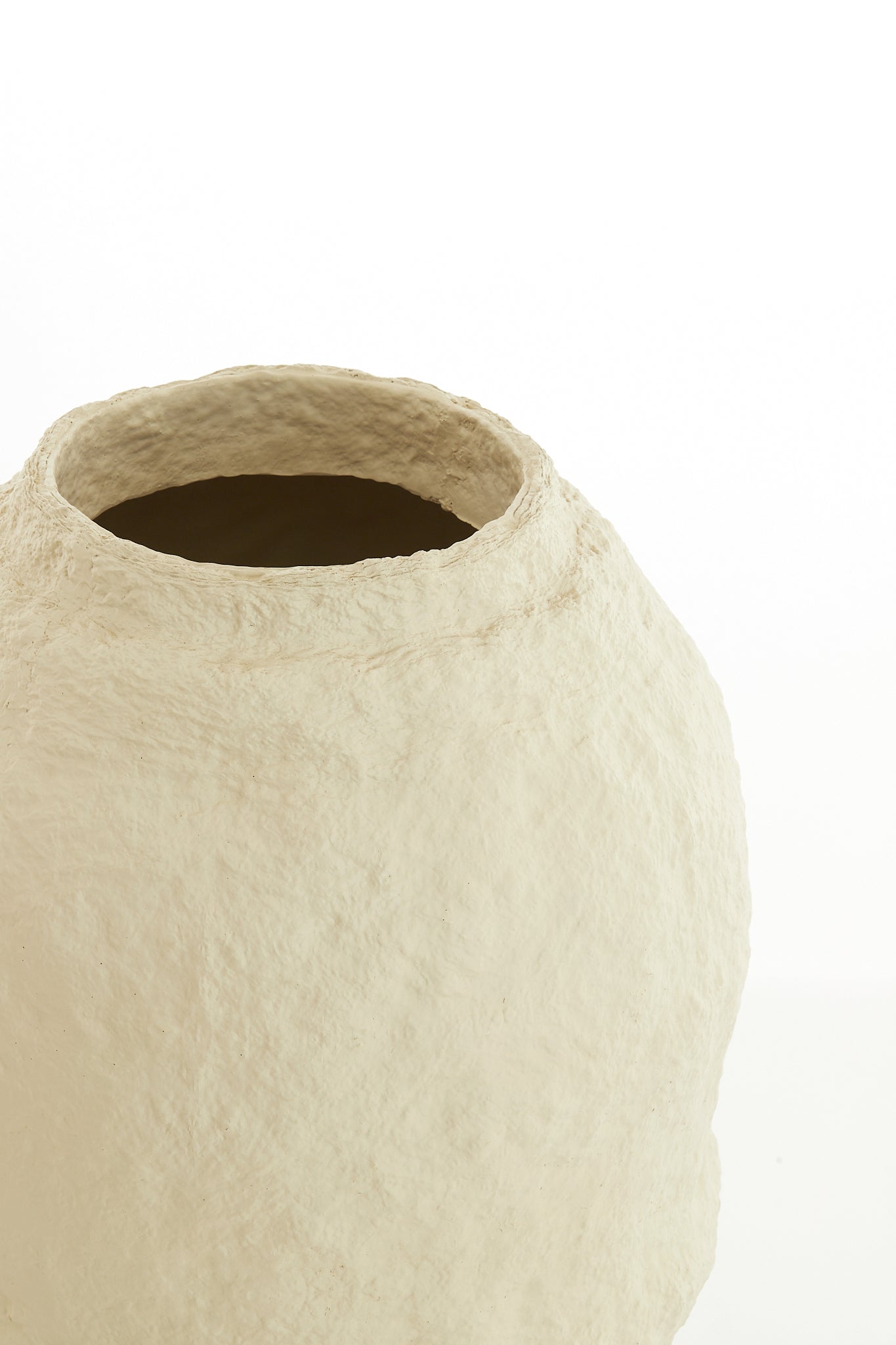 Light & Living vaas LEANO in beige keramiek – Ø45x60 cm