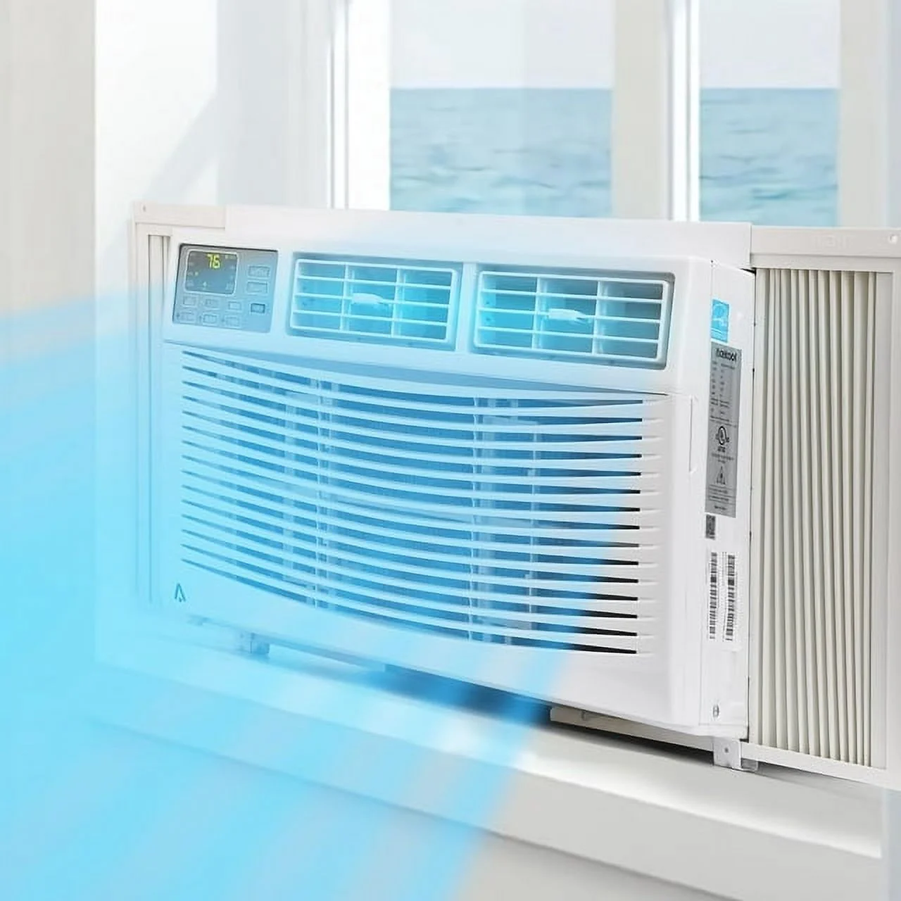 12000btu Window Air Conditioner With Wi-fi Enabled, Remote Control, Cooling Up To 550sq.ft, 115v Wall Mounted Window Ac Units For Rooms, Dehumidifier, Fan, Reusable Filter - Image 20
