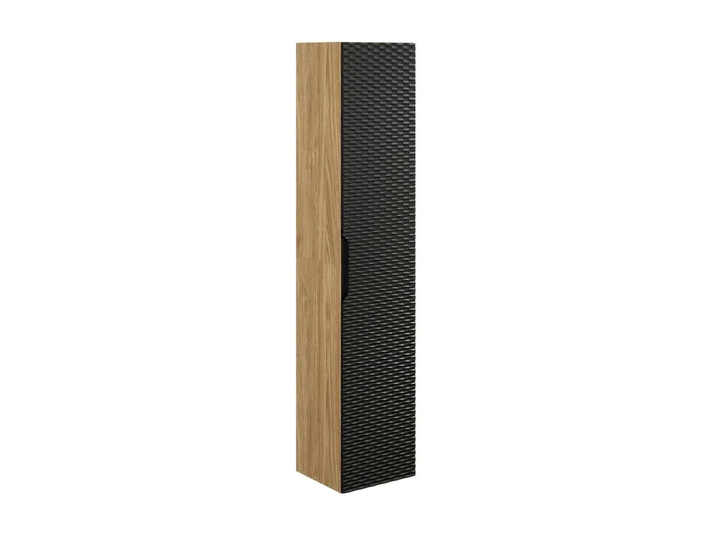 Armario Alto Alkihogares HC35 1D 35x33x170 Negro