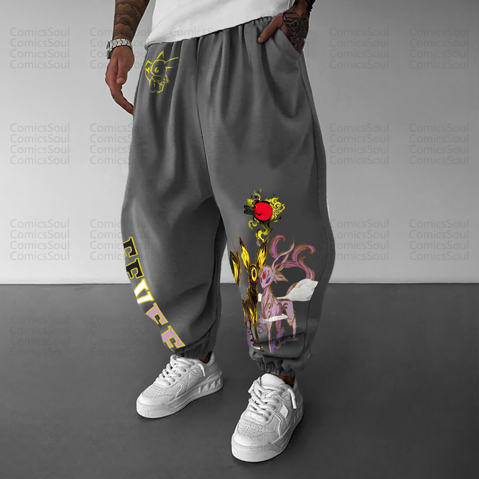 Unisex Anime Inspired Vintage Pants丨Comicssoul