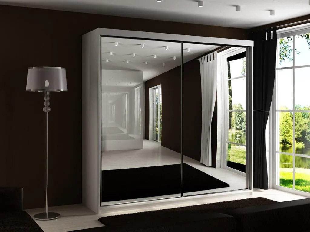 Armario Mueblesclasic 106 Blanco 200x200x62cm Puertas de armario - Correderas
