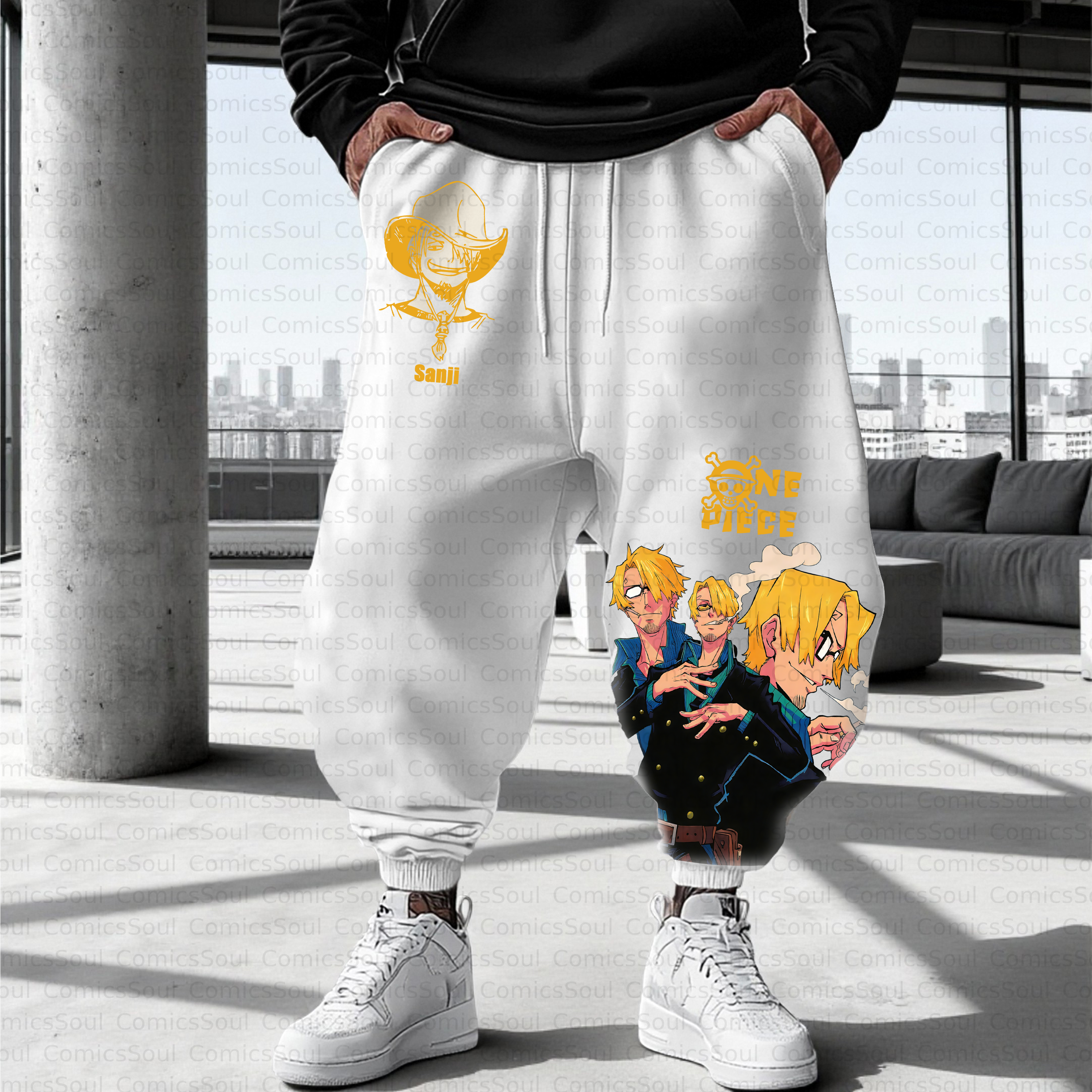 Unisex Casual Anime Streetwear Pant