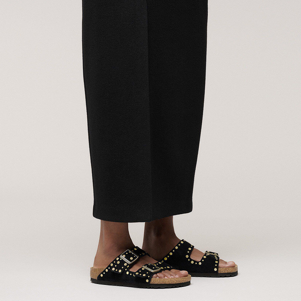 Birkenstock - Sandales Arizona Rivet Suede - Noir