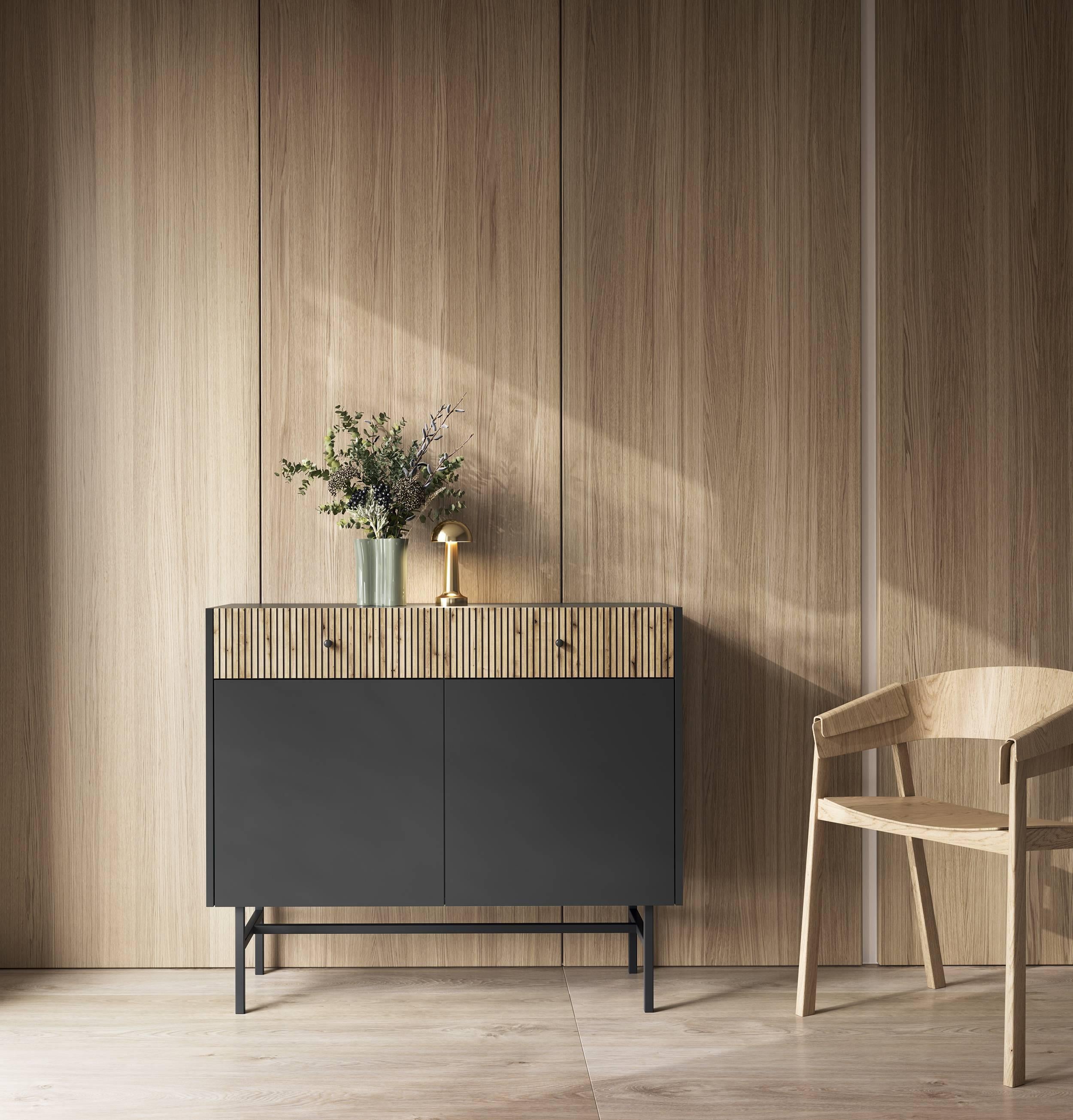 by fonQ Scandiva Dressoir 2-deurs - Naturel