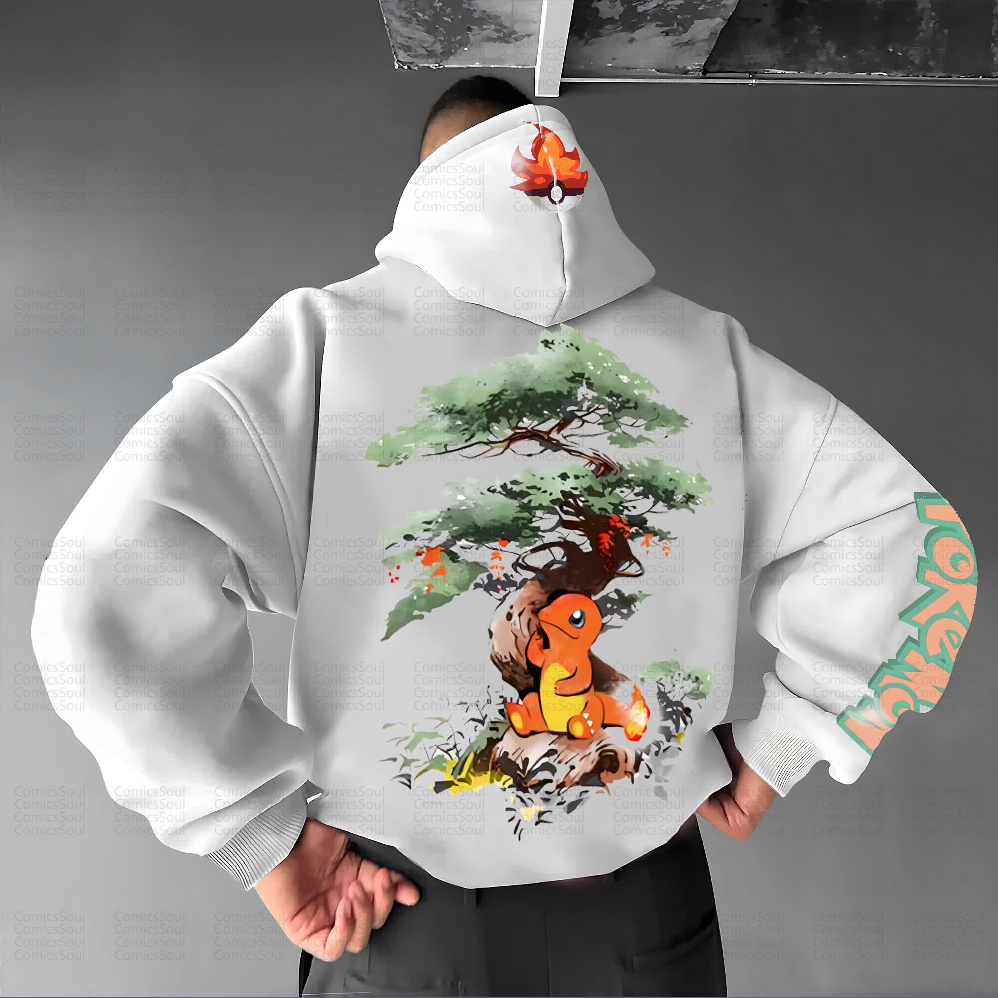 Unisex “Comicssoul” Anime Graphic Streetwear Vintage Hoodie