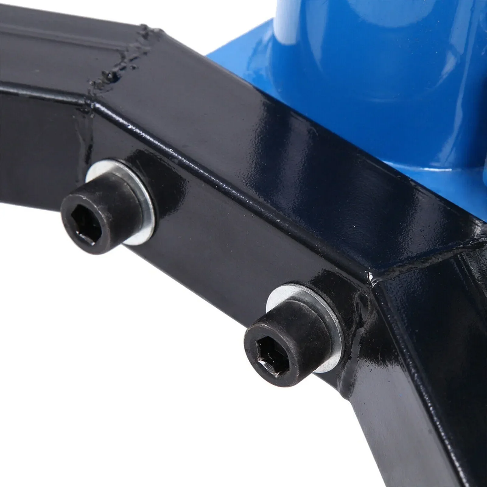 1660 Pounds Hydraulic Car Transmission Jack Vertical Lift with 360° Swivel Wheel Pedal ,Blue,33